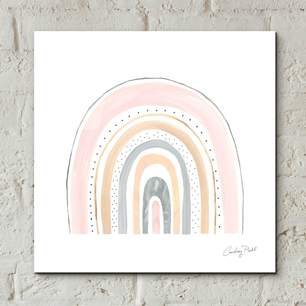 Epic Art 'Boho Rainbow VIII by Courtney Prahl, Acrylic Glass Wall Art,12x12