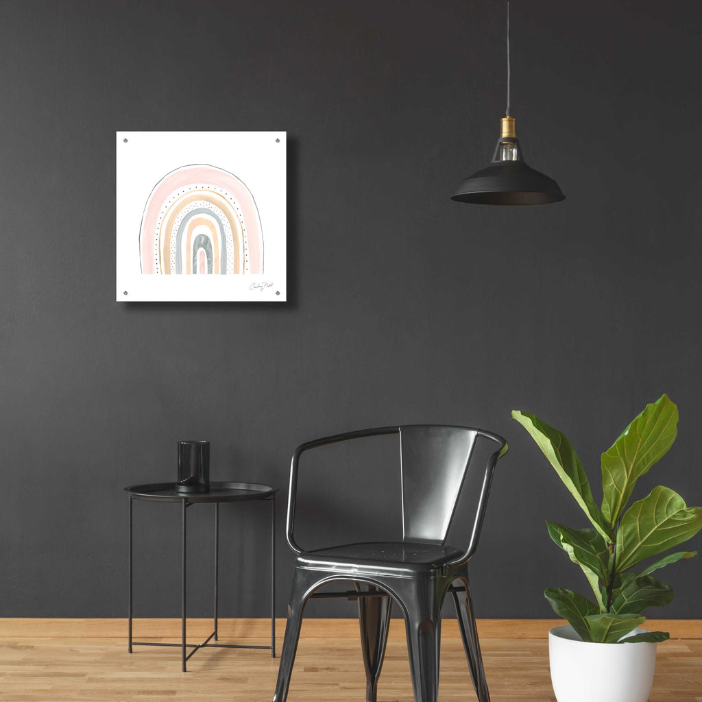 Epic Art 'Boho Rainbow VIII by Courtney Prahl, Acrylic Glass Wall Art,24x24
