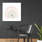 Epic Art 'Boho Rainbow VIII by Courtney Prahl, Acrylic Glass Wall Art,36x36