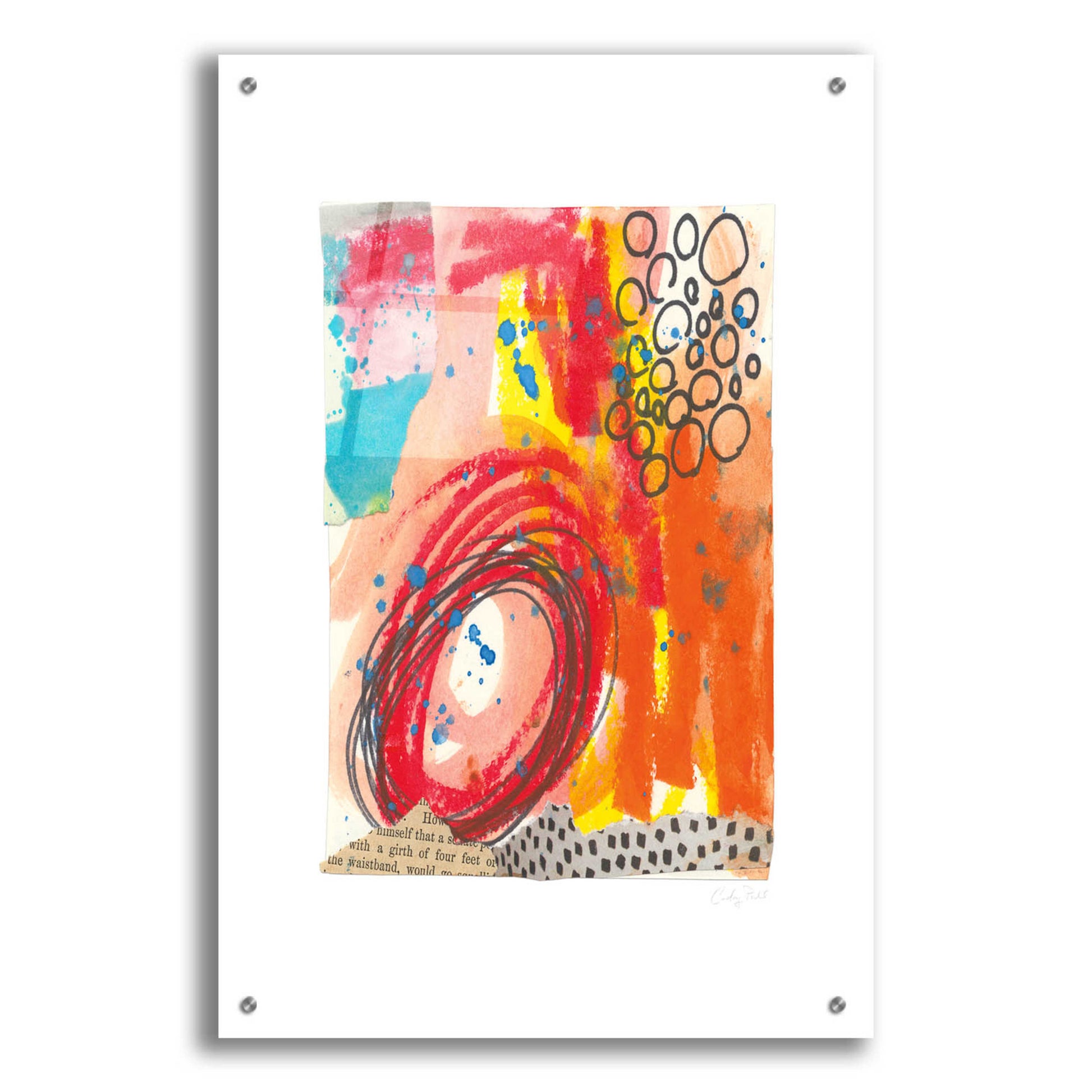 Epic Art 'Fire II by Courtney Prahl, Acrylic Glass Wall Art,24x36