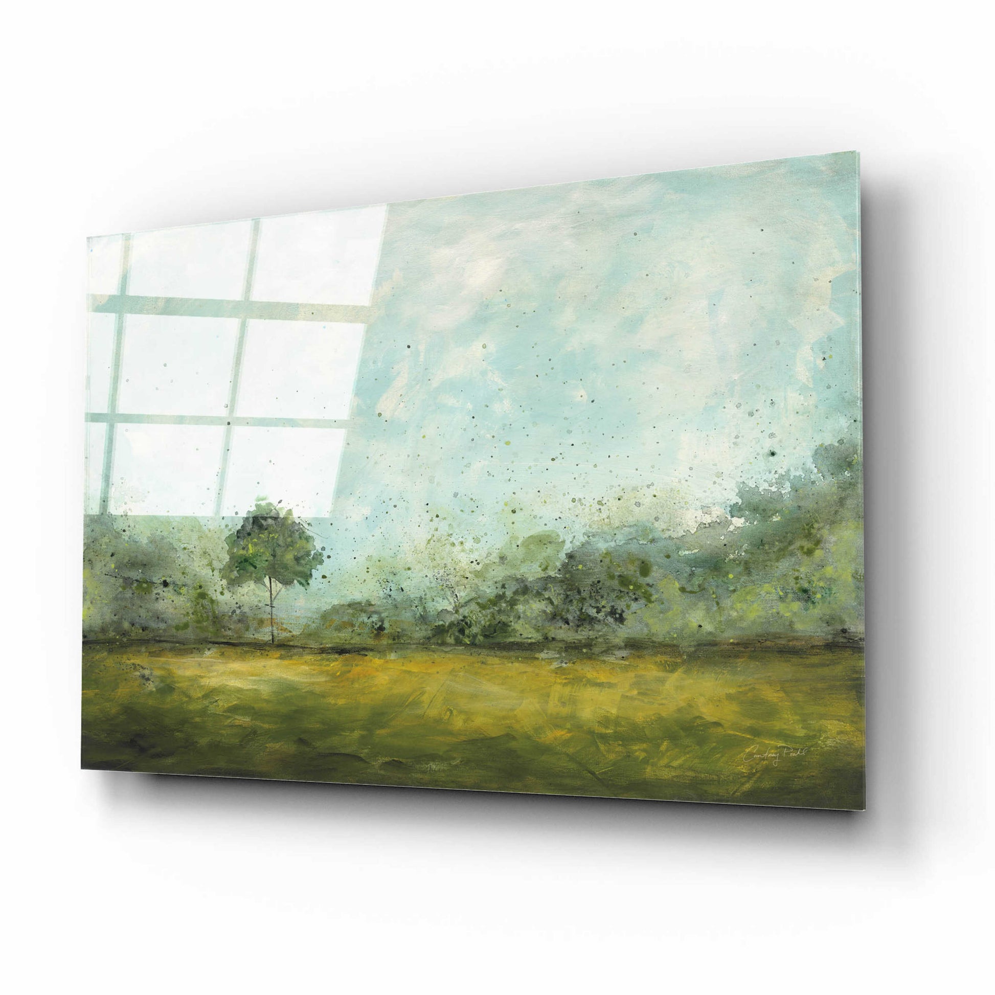 Epic Art 'Spring Walk by Courtney Prahl, Acrylic Glass Wall Art,16x12