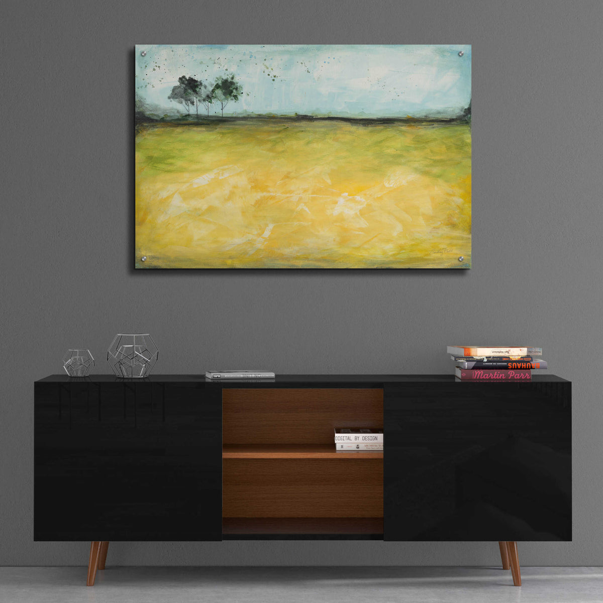 Epic Art 'Over the Meadow by Courtney Prahl, Acrylic Glass Wall Art,36x24