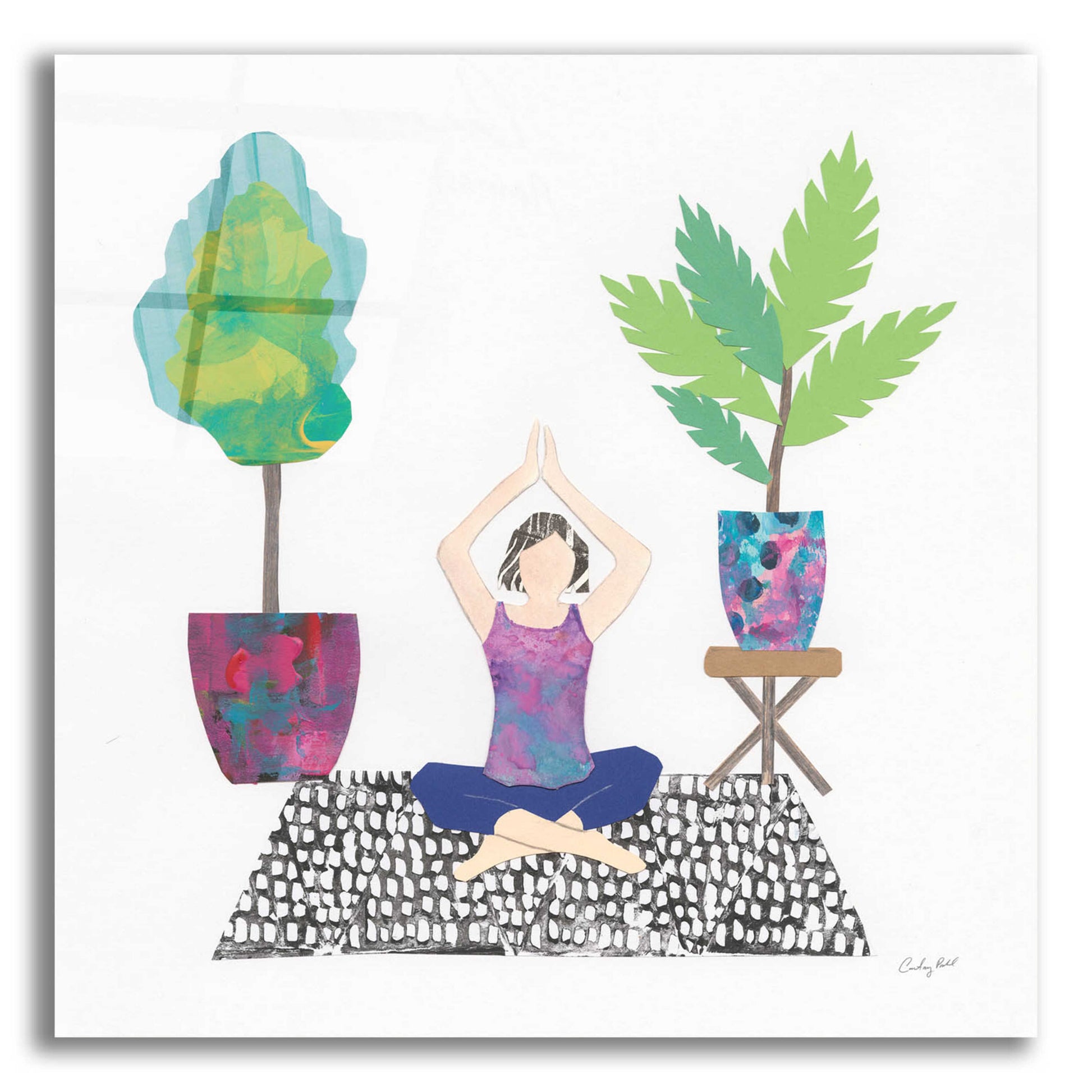 Epic Art 'Namaste II by Courtney Prahl, Acrylic Glass Wall Art