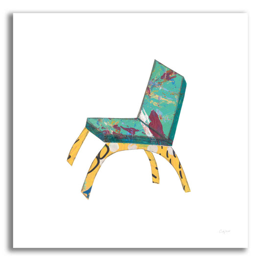 Epic Art 'Mod Chairs III by Courtney Prahl, Acrylic Glass Wall Art