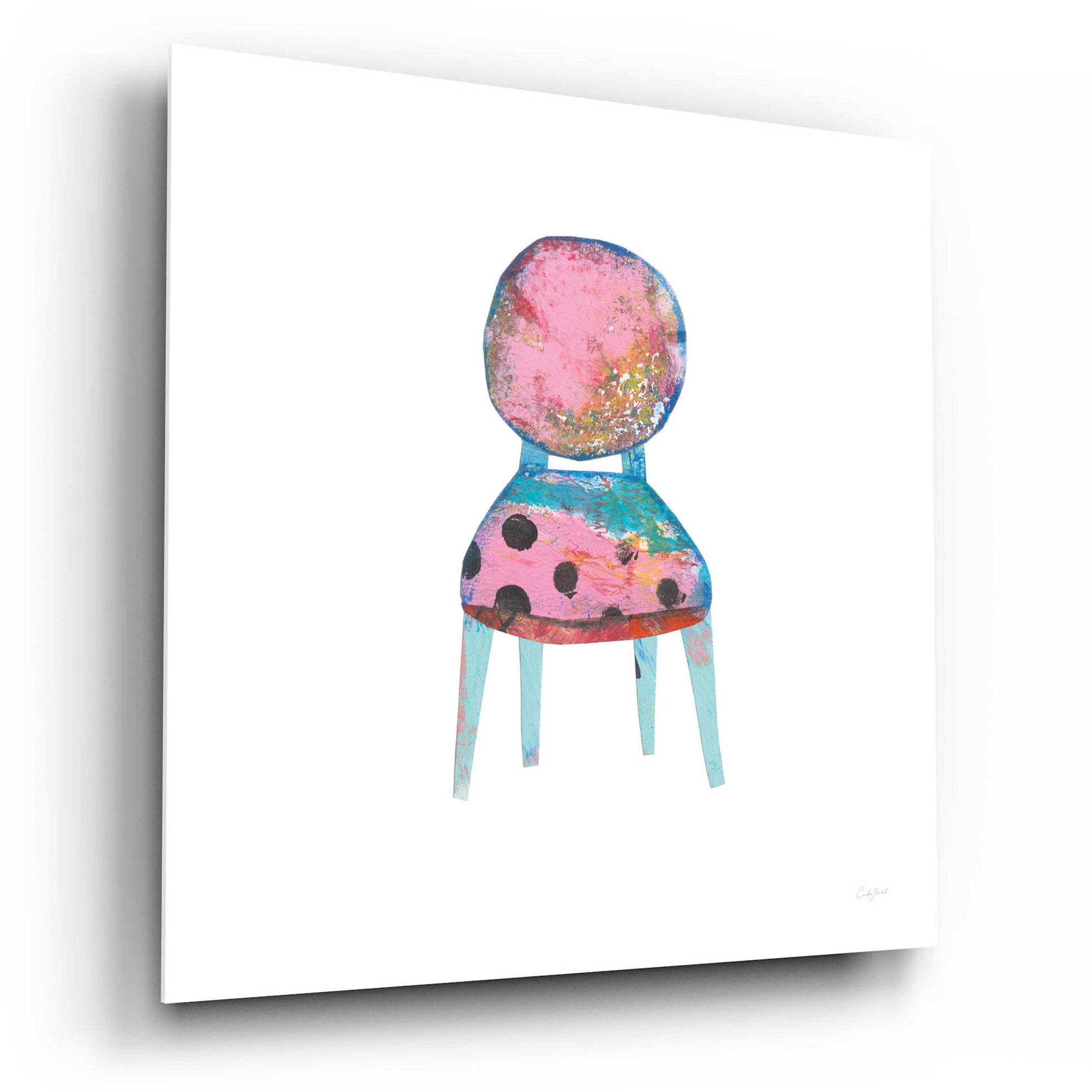 Epic Art 'Mod Chairs V by Courtney Prahl, Acrylic Glass Wall Art,12x12