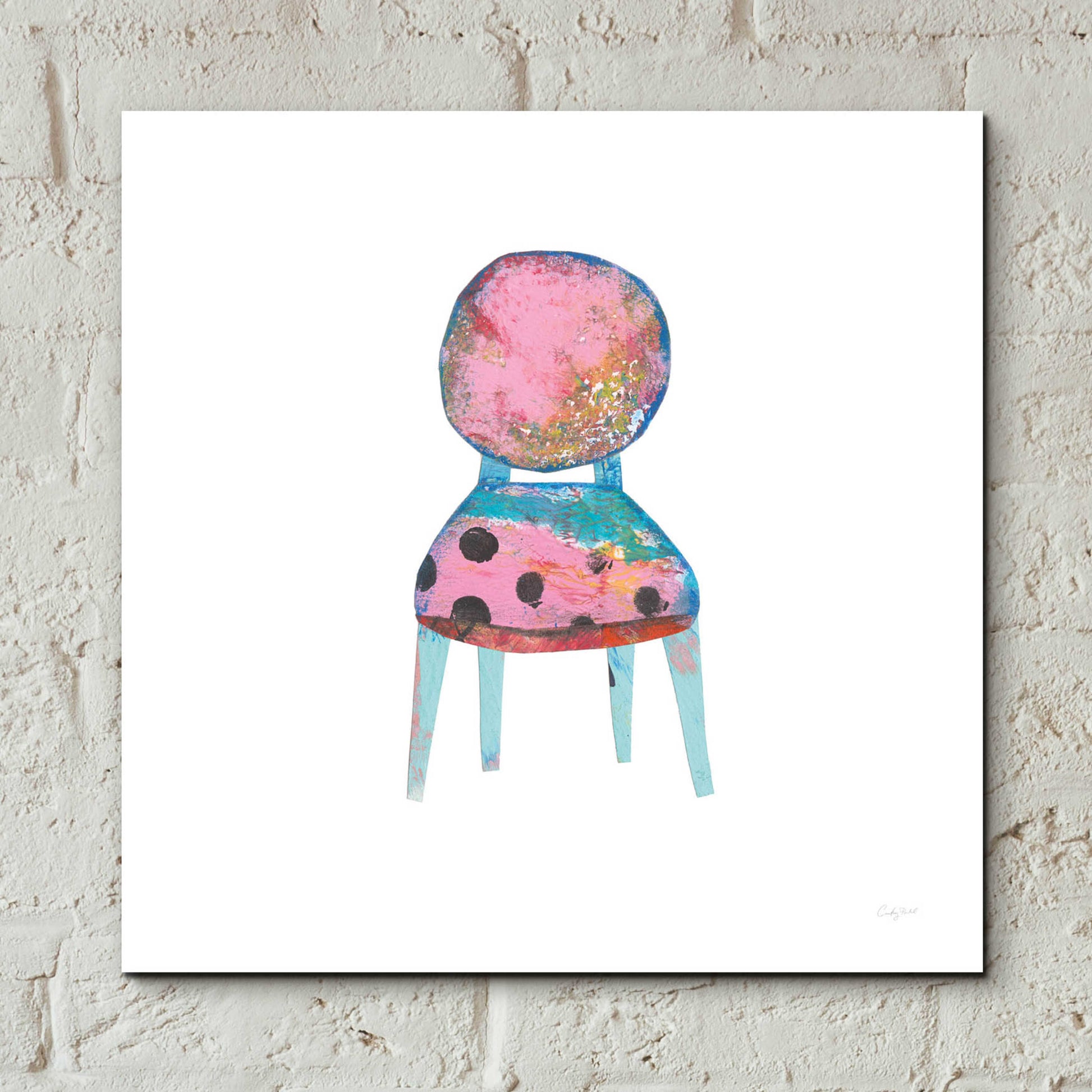 Epic Art 'Mod Chairs V by Courtney Prahl, Acrylic Glass Wall Art,12x12