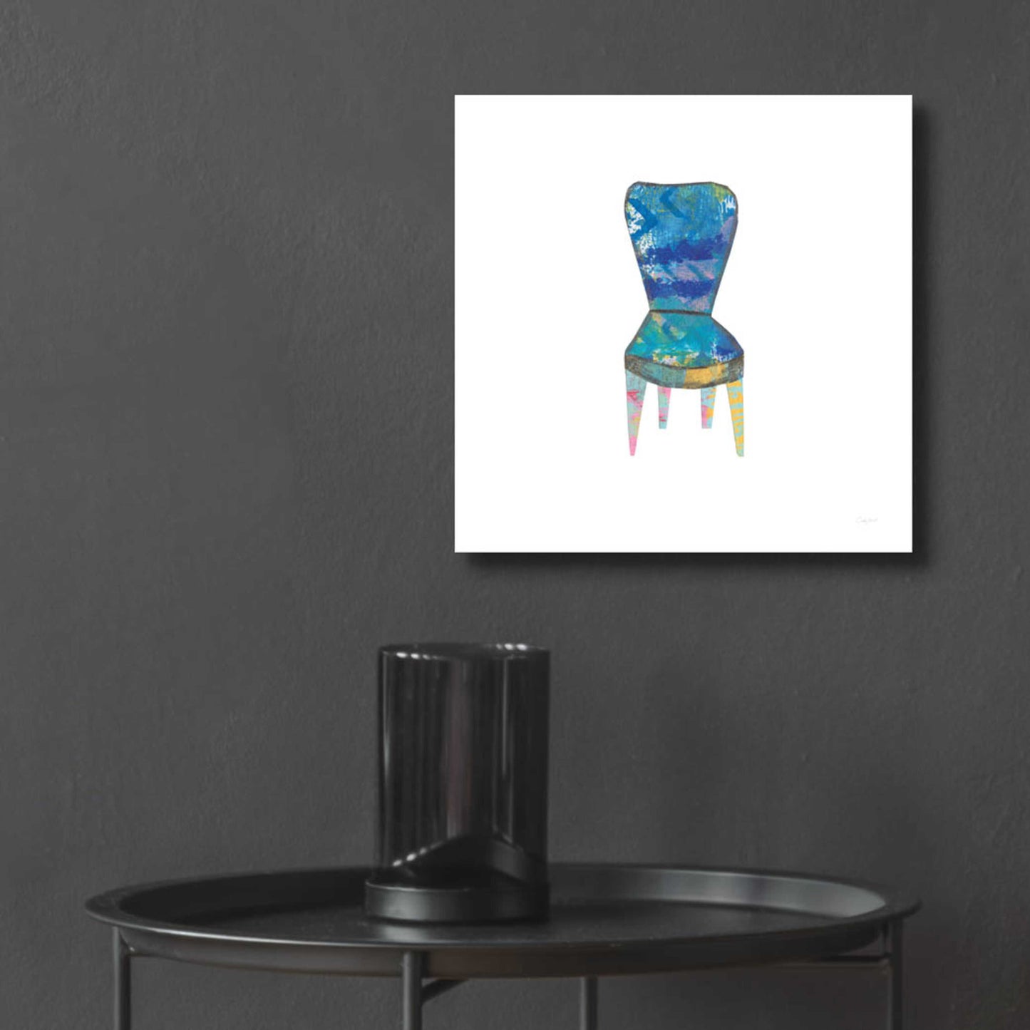 Epic Art 'Mod Chairs VI by Courtney Prahl, Acrylic Glass Wall Art,12x12