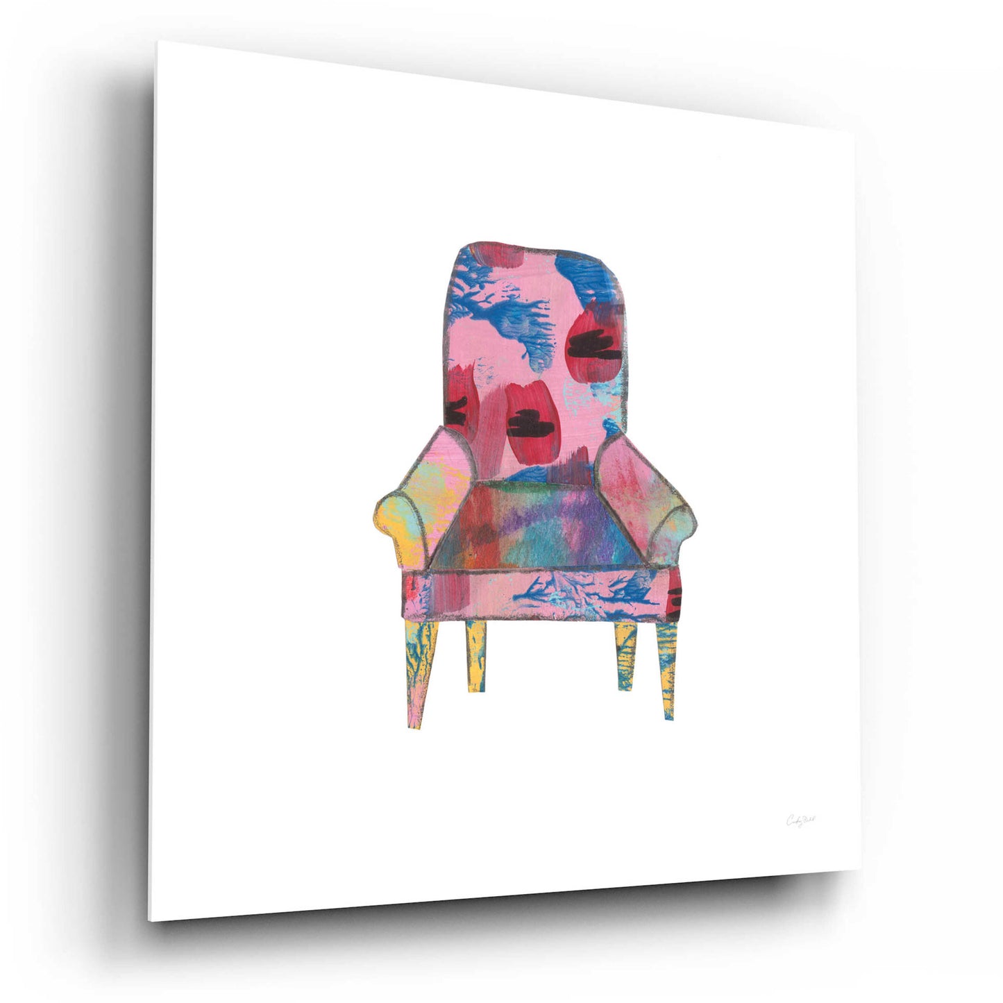 Epic Art 'Mod Chairs VII by Courtney Prahl, Acrylic Glass Wall Art,12x12