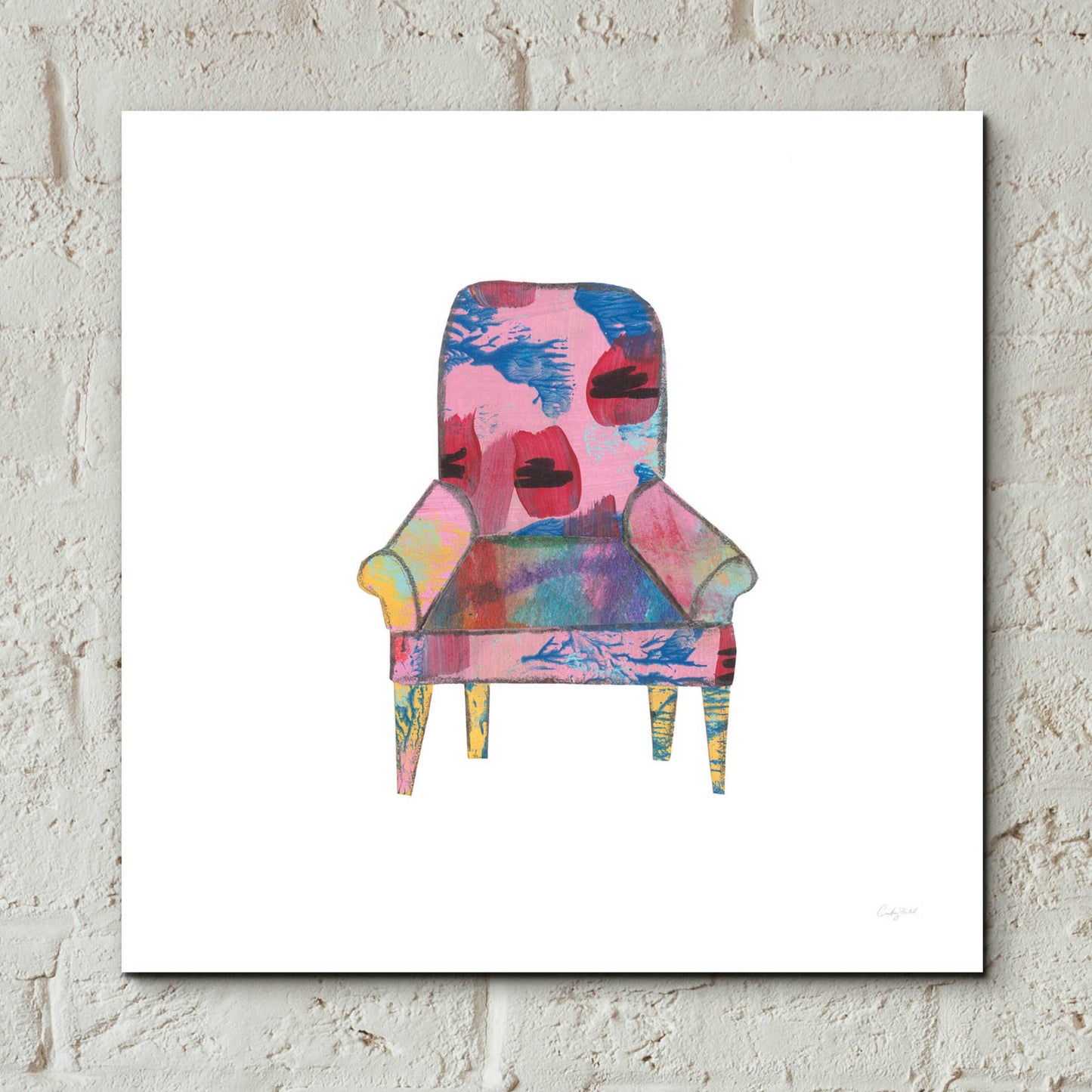 Epic Art 'Mod Chairs VII by Courtney Prahl, Acrylic Glass Wall Art,12x12