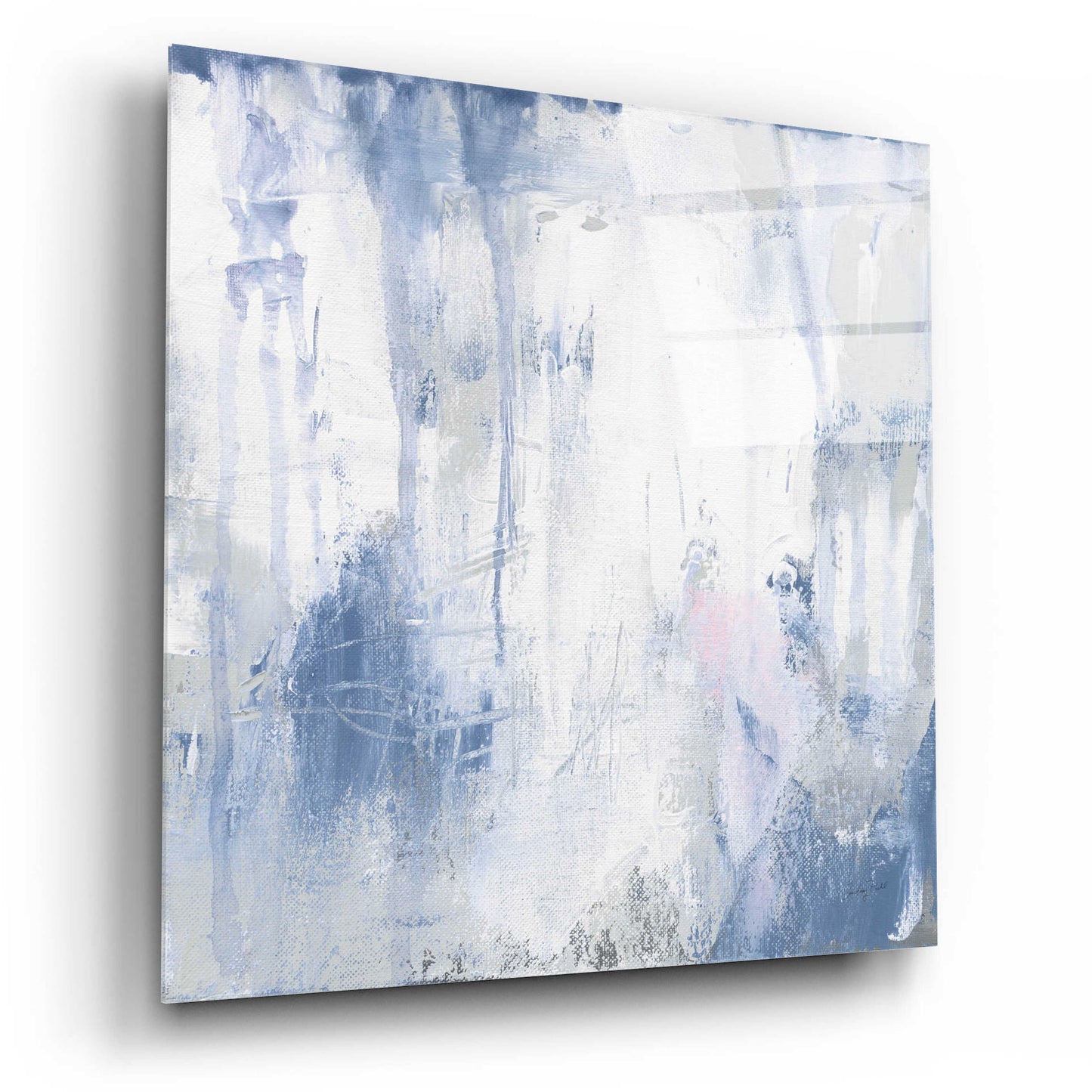 Epic Art 'White Out I by Courtney Prahl, Acrylic Glass Wall Art,12x12