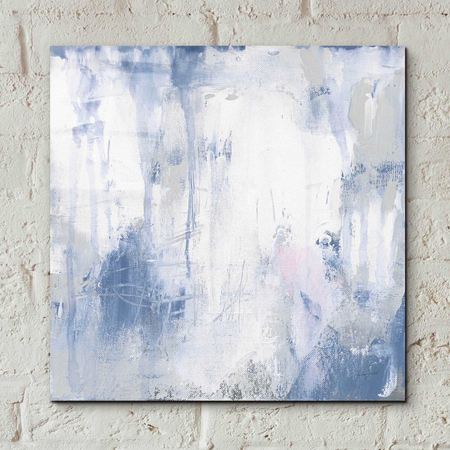 Epic Art 'White Out I by Courtney Prahl, Acrylic Glass Wall Art,12x12