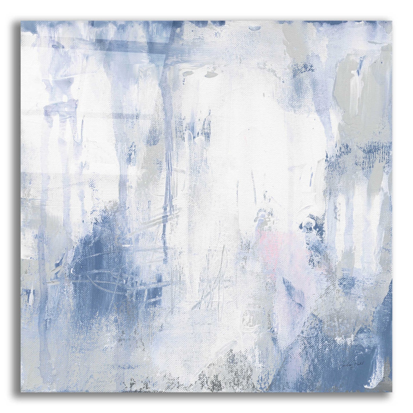 Epic Art 'White Out I by Courtney Prahl, Acrylic Glass Wall Art,12x12