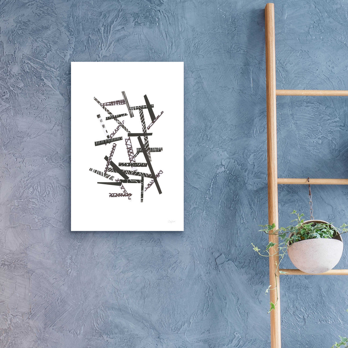 Epic Art 'Pick Up Sticks I by Courtney Prahl, Acrylic Glass Wall Art,16x24