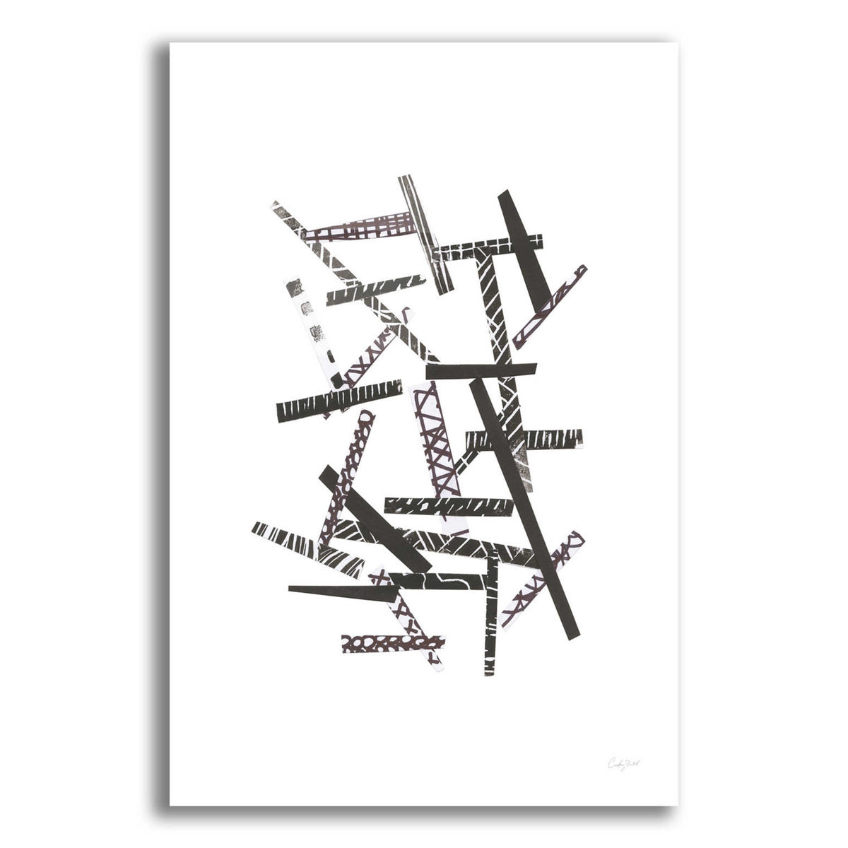 Epic Art 'Pick Up Sticks I by Courtney Prahl, Acrylic Glass Wall Art