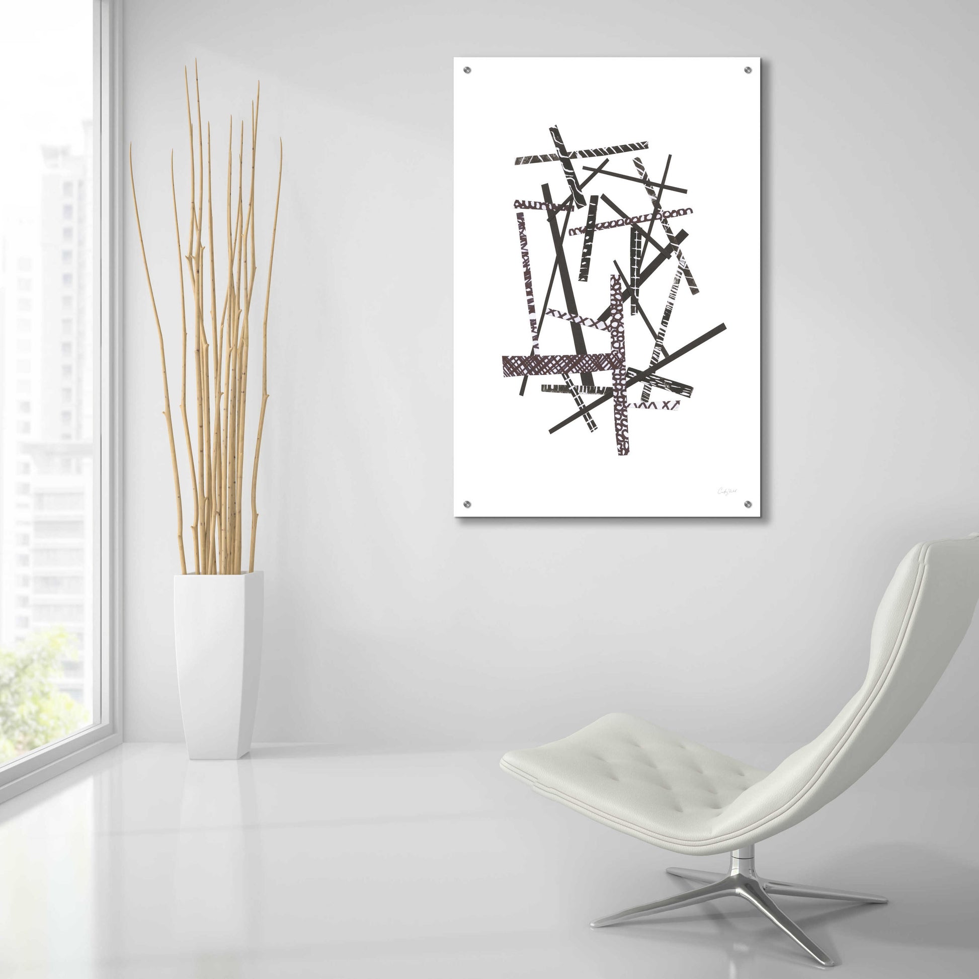 Epic Art 'Pick Up Sticks II by Courtney Prahl, Acrylic Glass Wall Art,24x36