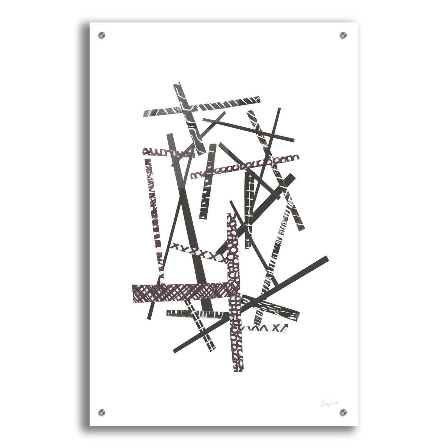 Epic Art 'Pick Up Sticks II by Courtney Prahl, Acrylic Glass Wall Art,24x36