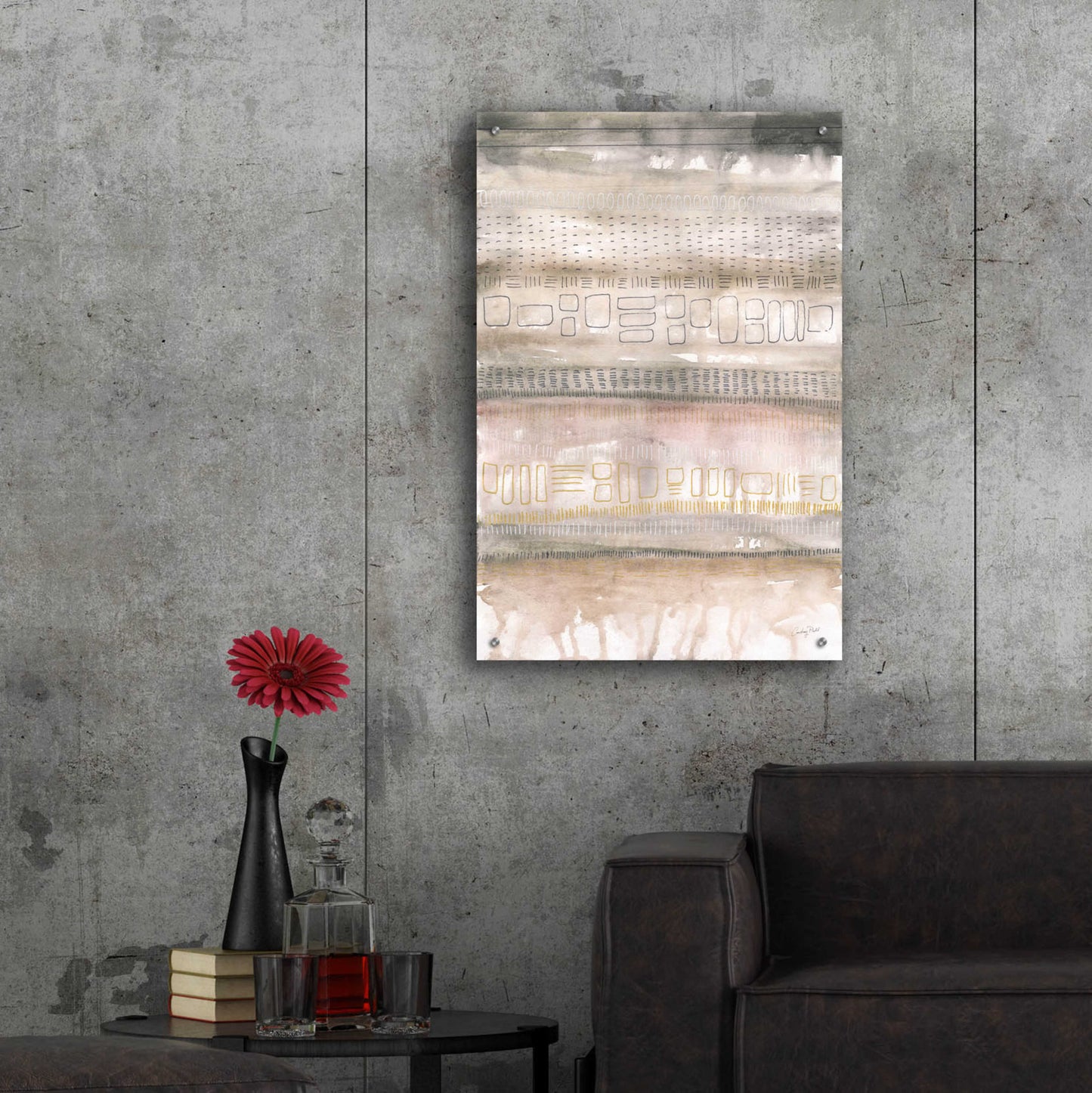 Epic Art 'Neutral Studies I by Courtney Prahl, Acrylic Glass Wall Art,24x36