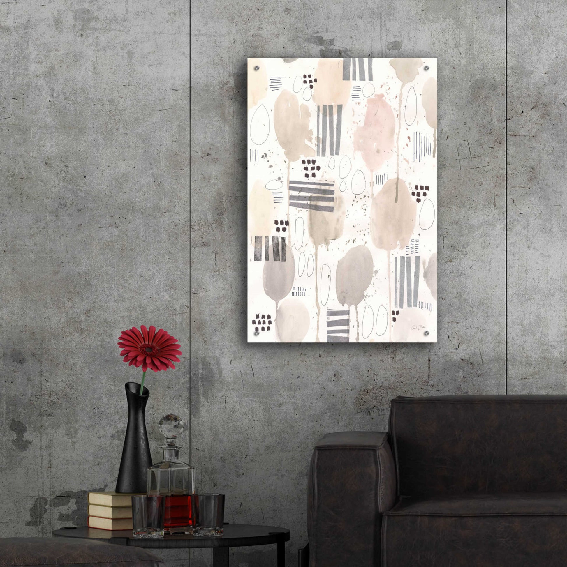 Epic Art 'Neutral Studies II by Courtney Prahl, Acrylic Glass Wall Art,24x36