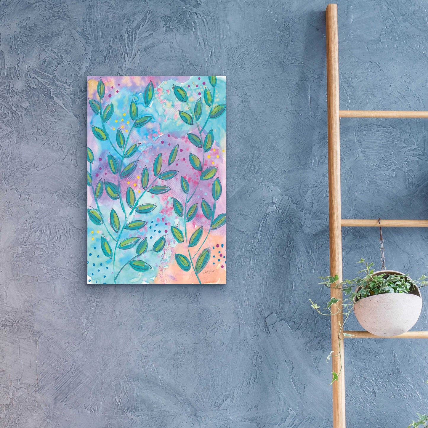 Epic Art 'Botanical Brights I by Courtney Prahl, Acrylic Glass Wall Art,16x24