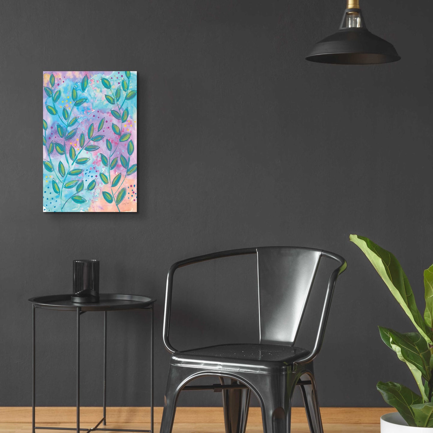 Epic Art 'Botanical Brights I by Courtney Prahl, Acrylic Glass Wall Art,16x24