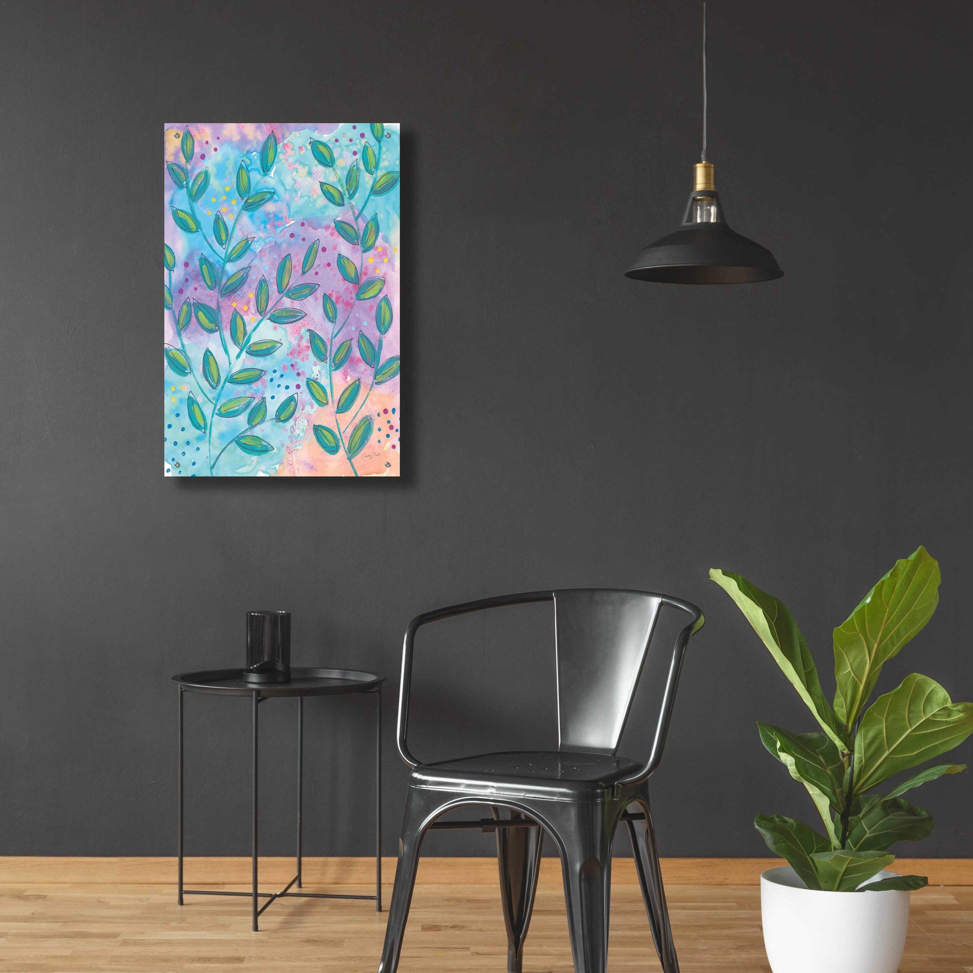 Epic Art 'Botanical Brights I by Courtney Prahl, Acrylic Glass Wall Art,24x36