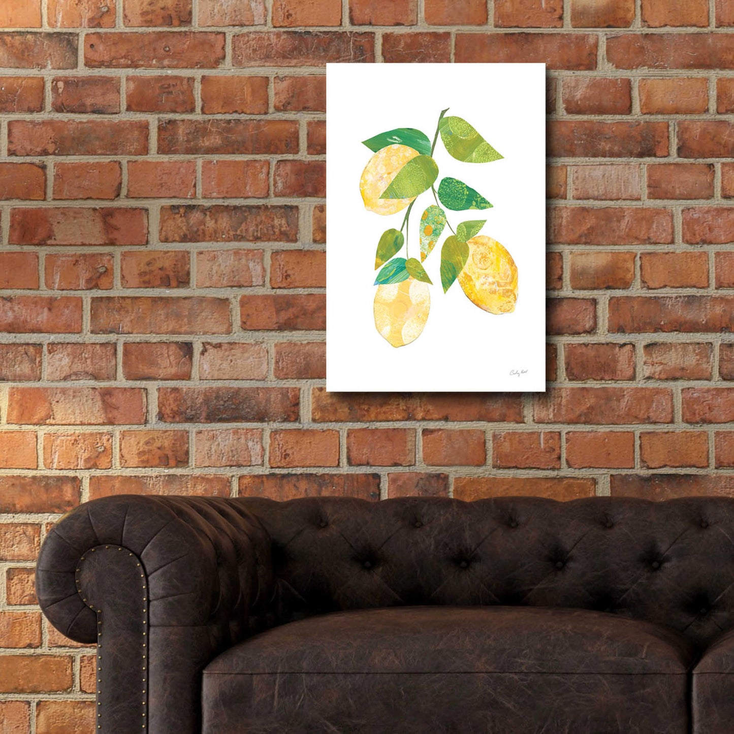 Epic Art 'Summer Lemons I by Courtney Prahl, Acrylic Glass Wall Art,16x24