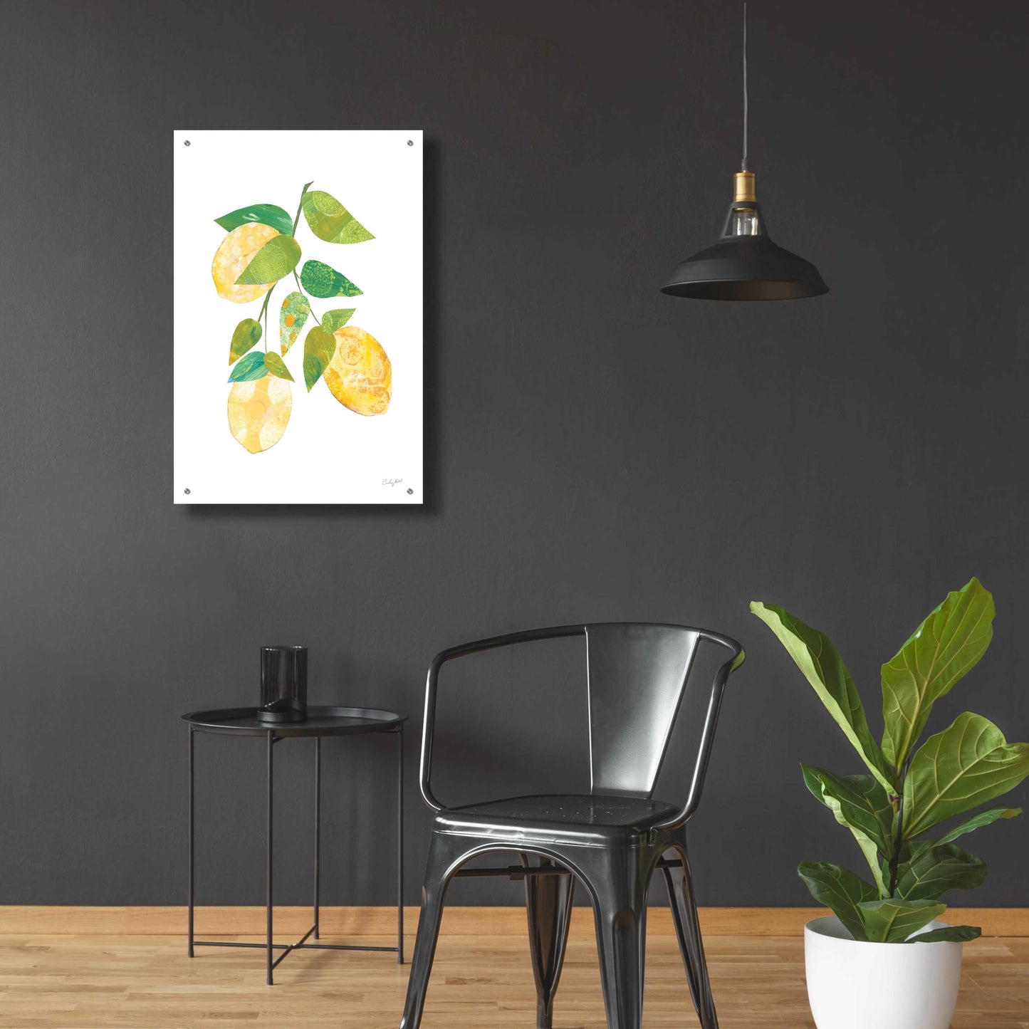 Epic Art 'Summer Lemons I by Courtney Prahl, Acrylic Glass Wall Art,24x36