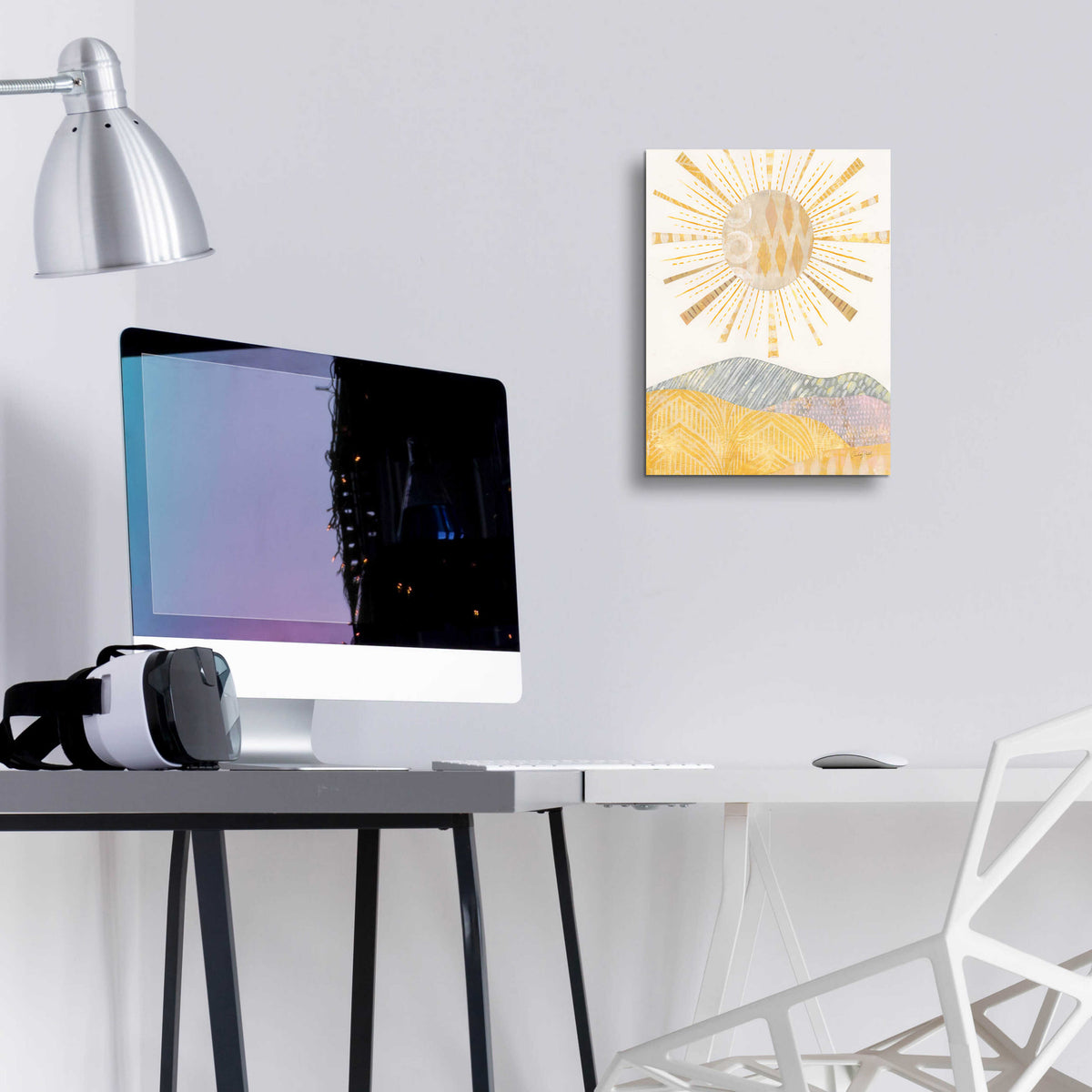 Epic Art 'Boho Sunshine II by Courtney Prahl, Acrylic Glass Wall Art,12x16