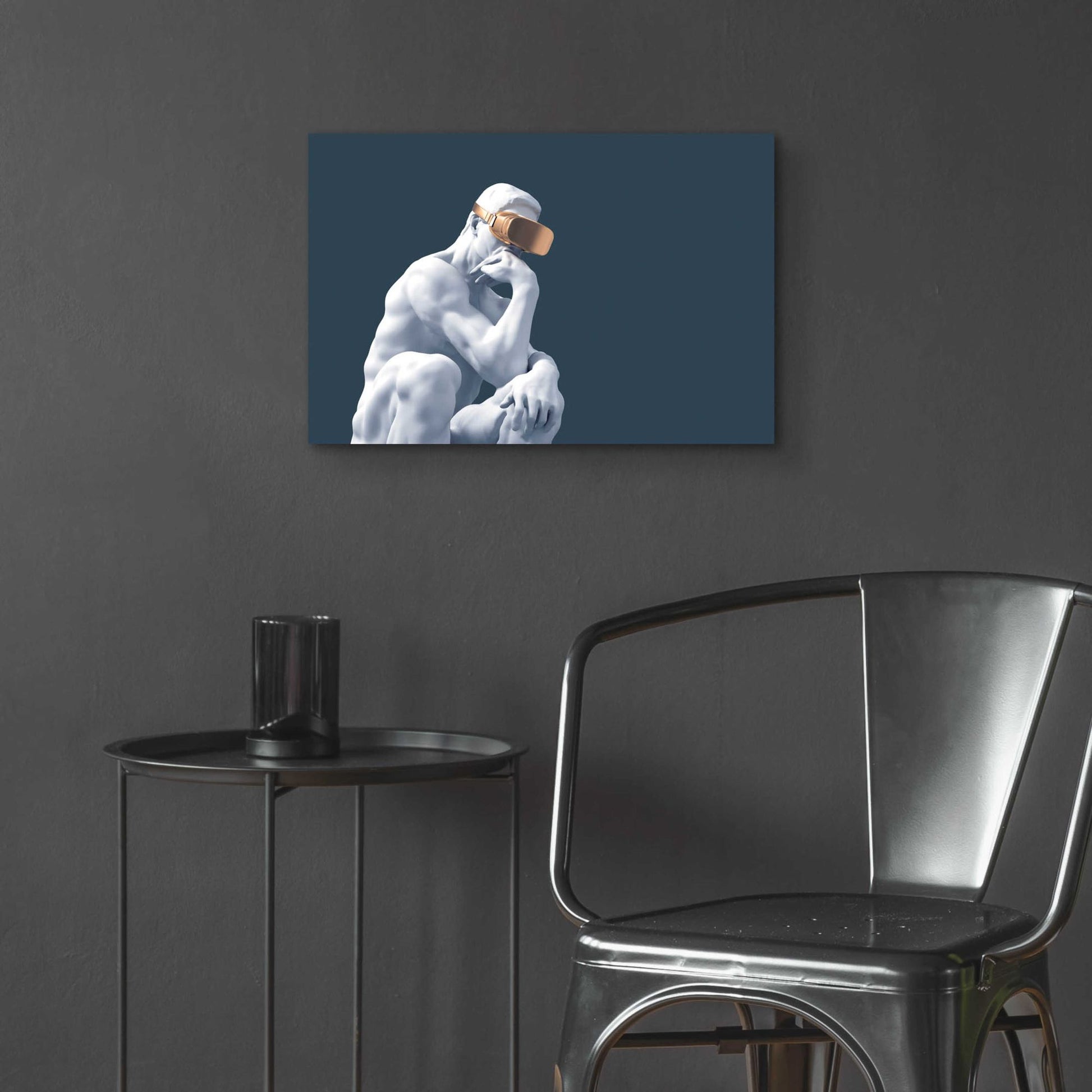 Epic Art 'Metaverse Thinker' by Epic Portfolio, Acrylic Glass Wall Art,24x16