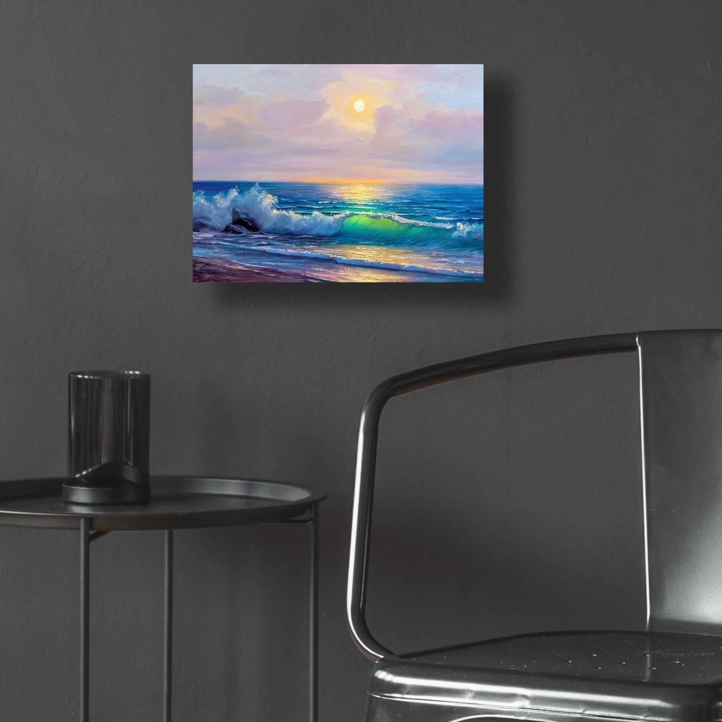 Epic Art 'Bali Sunset' by Epic Portfolio, Acrylic Glass Wall Art,16x12