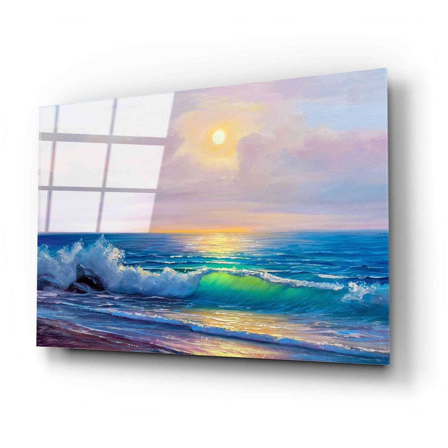 Epic Art 'Bali Sunset' by Epic Portfolio, Acrylic Glass Wall Art,24x16