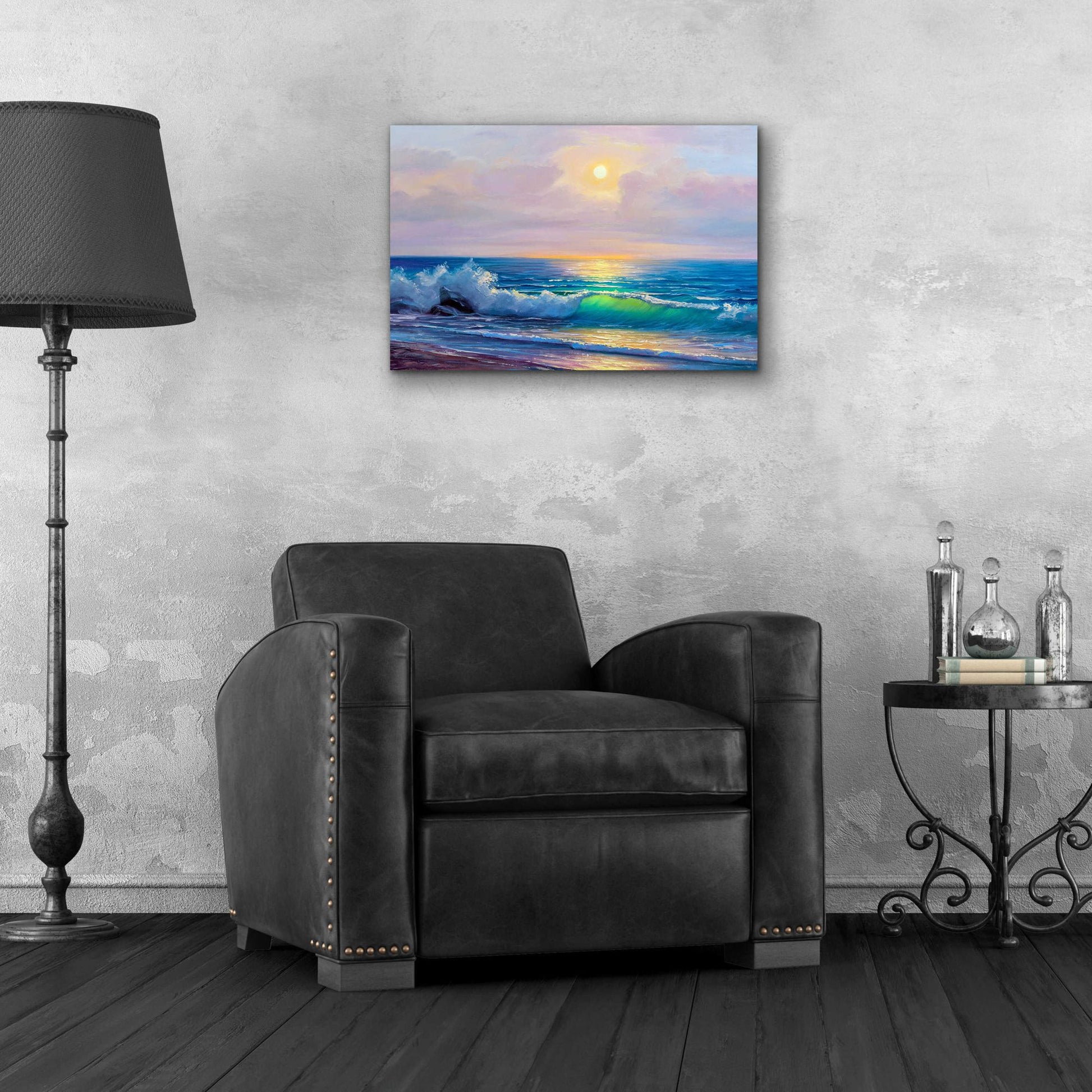 Epic Art 'Bali Sunset' by Epic Portfolio, Acrylic Glass Wall Art,24x16