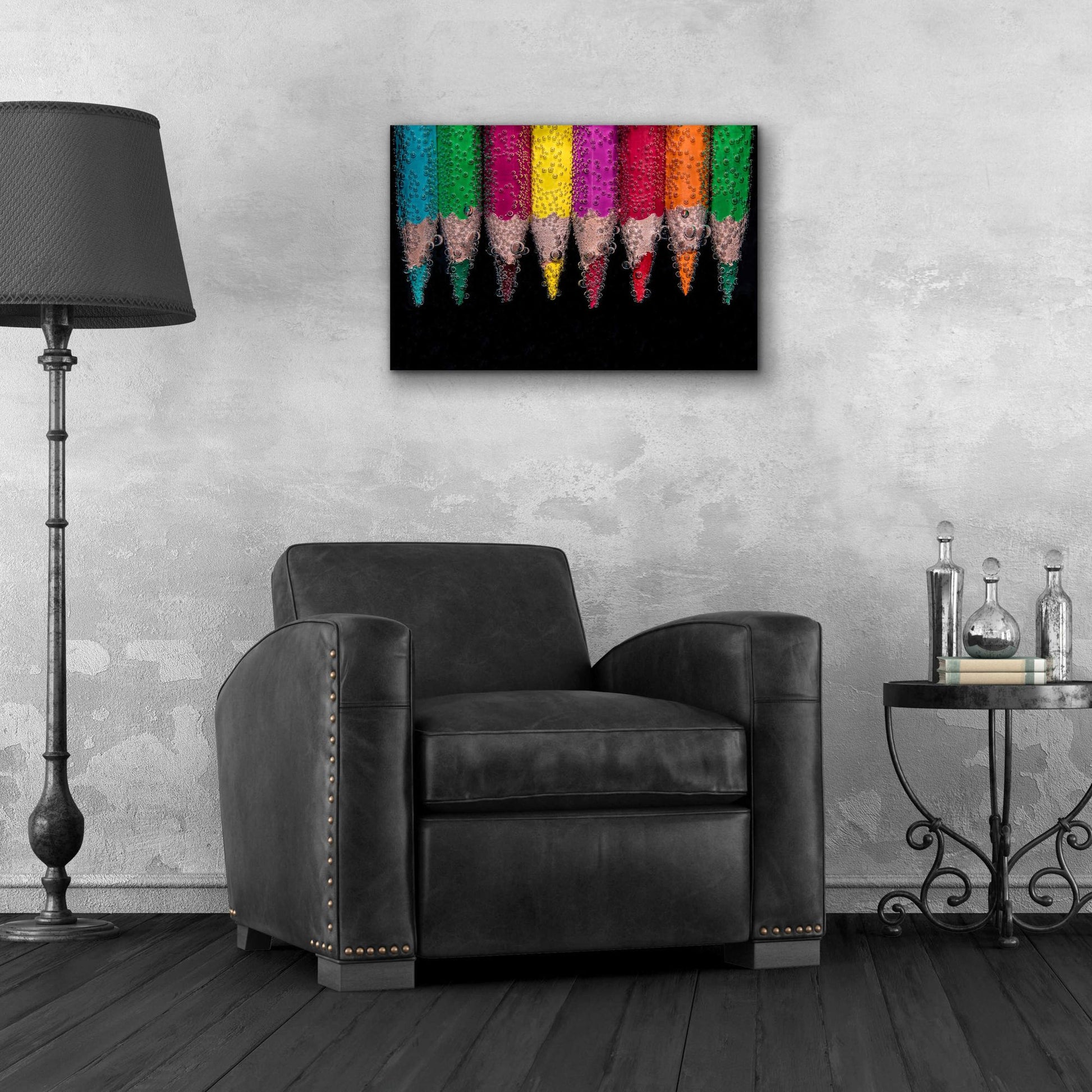 Epic Art 'Bubbly' by Epic Portfolio, Acrylic Glass Wall Art,24x16