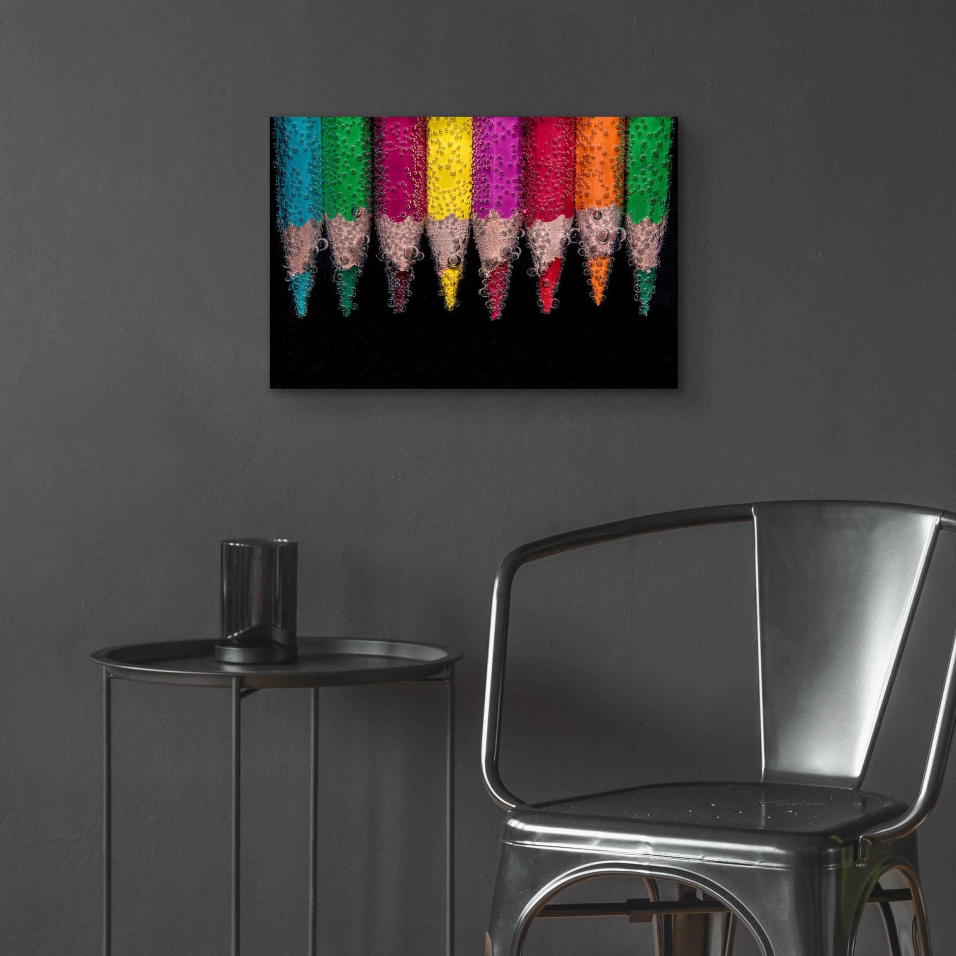 Epic Art 'Bubbly' by Epic Portfolio, Acrylic Glass Wall Art,24x16