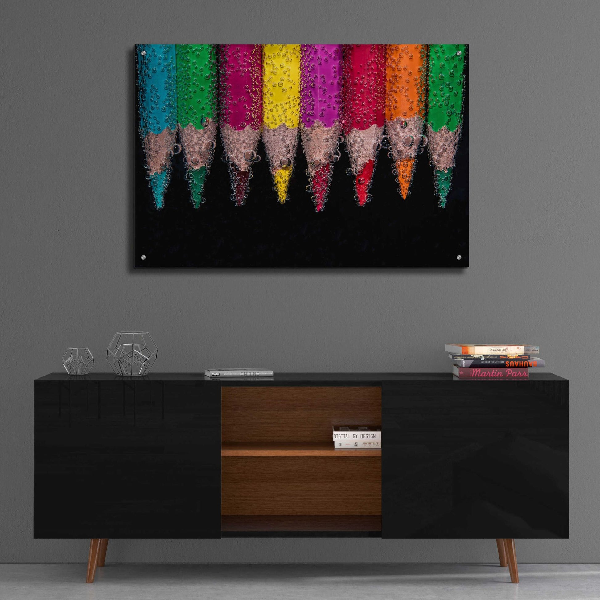 Epic Art 'Bubbly' by Epic Portfolio, Acrylic Glass Wall Art,36x24