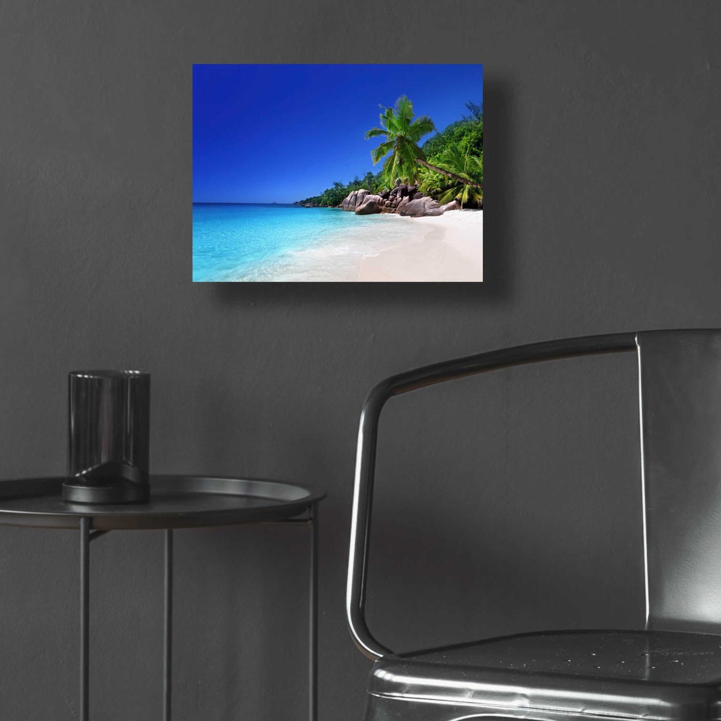 Epic Art 'Caribbean Paradise ' by Epic Portfolio, Acrylic Glass Wall Art,16x12