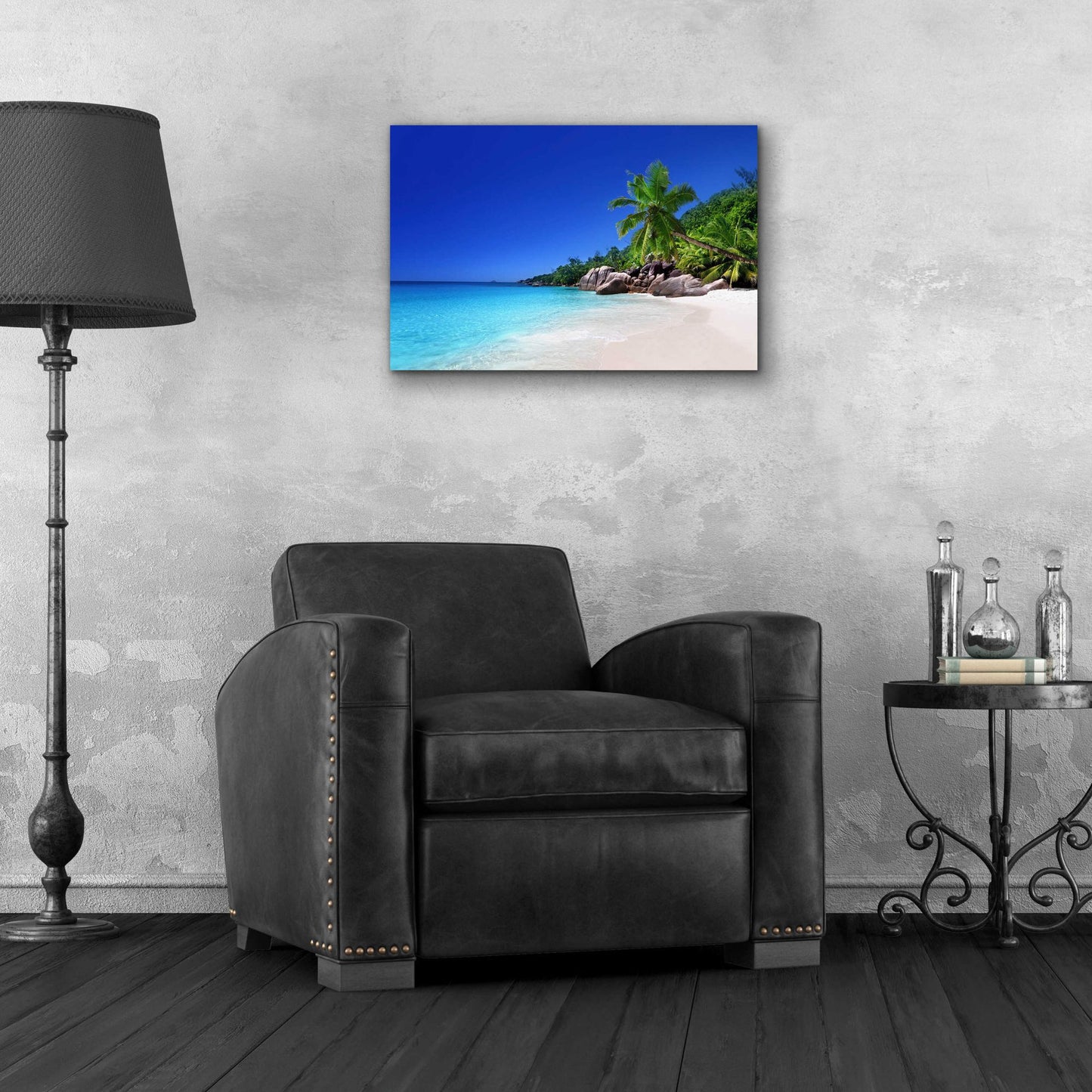 Epic Art 'Caribbean Paradise ' by Epic Portfolio, Acrylic Glass Wall Art,24x16