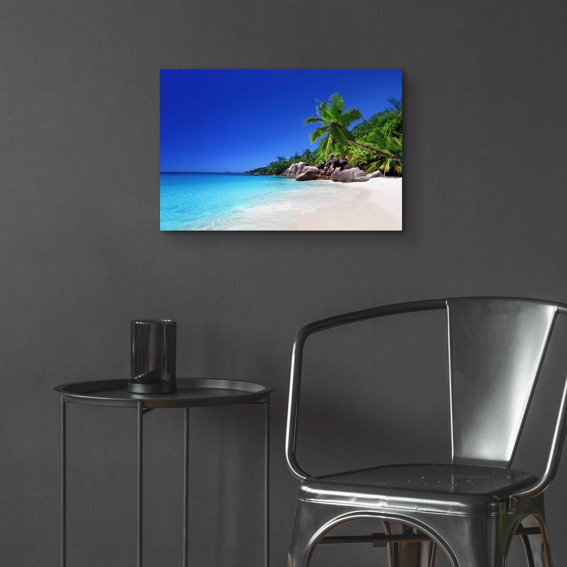 Epic Art 'Caribbean Paradise ' by Epic Portfolio, Acrylic Glass Wall Art,24x16