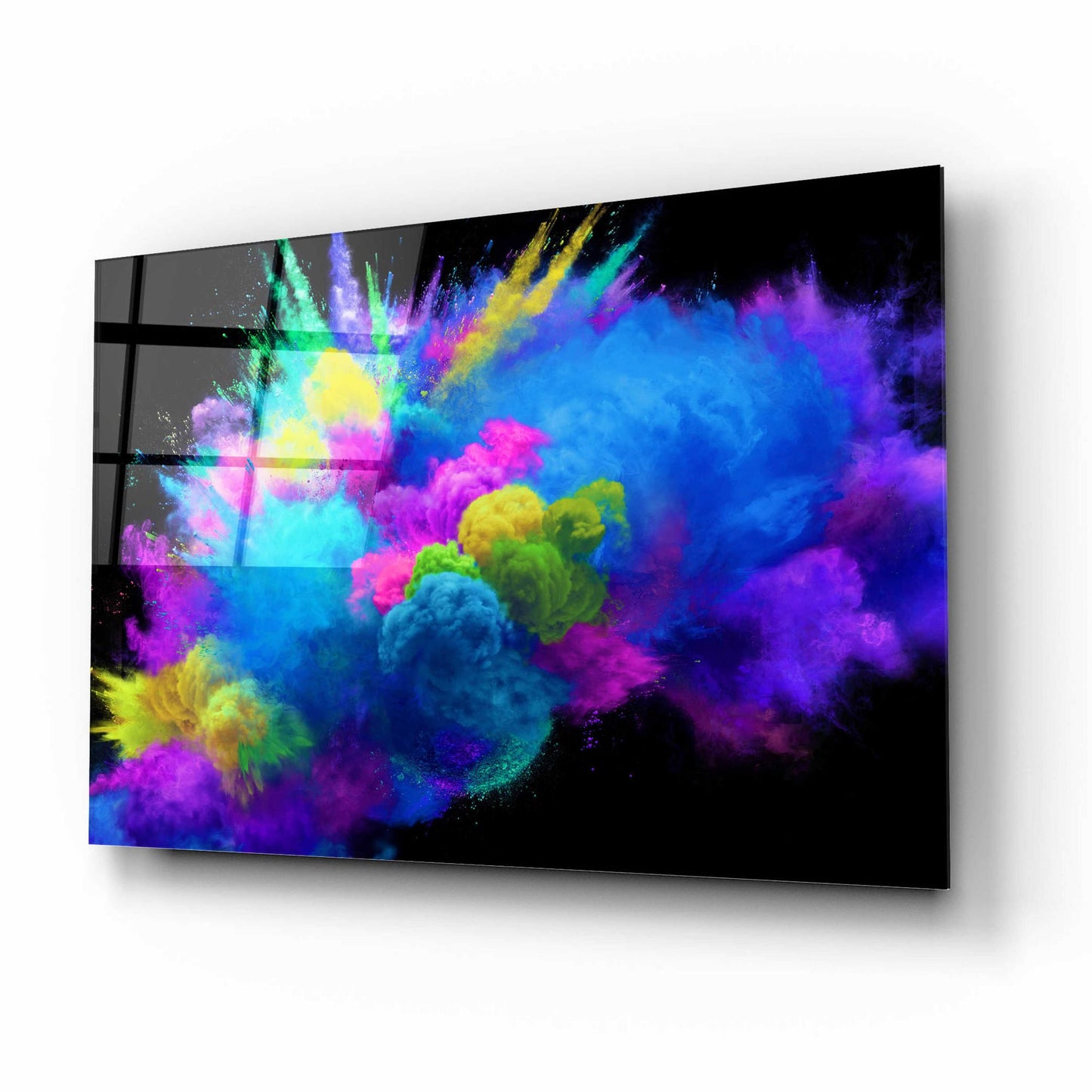 Epic Art 'Colorful Avalanche' by Epic Portfolio, Acrylic Glass Wall Art,16x12