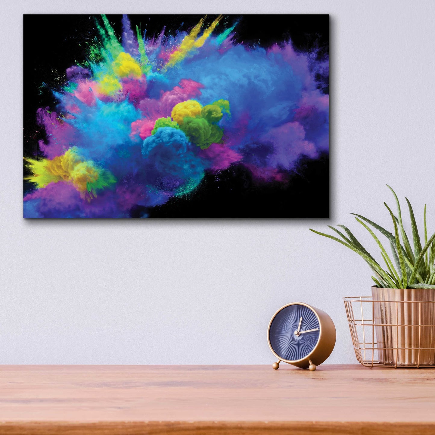Epic Art 'Colorful Avalanche' by Epic Portfolio, Acrylic Glass Wall Art,16x12