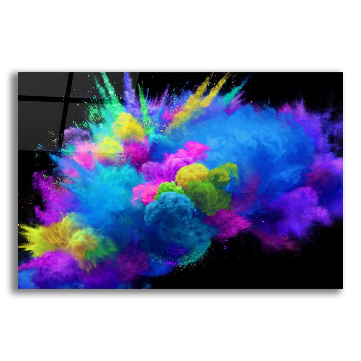 Epic Art 'Colorful Avalanche' by Epic Portfolio, Acrylic Glass Wall Art,24x16