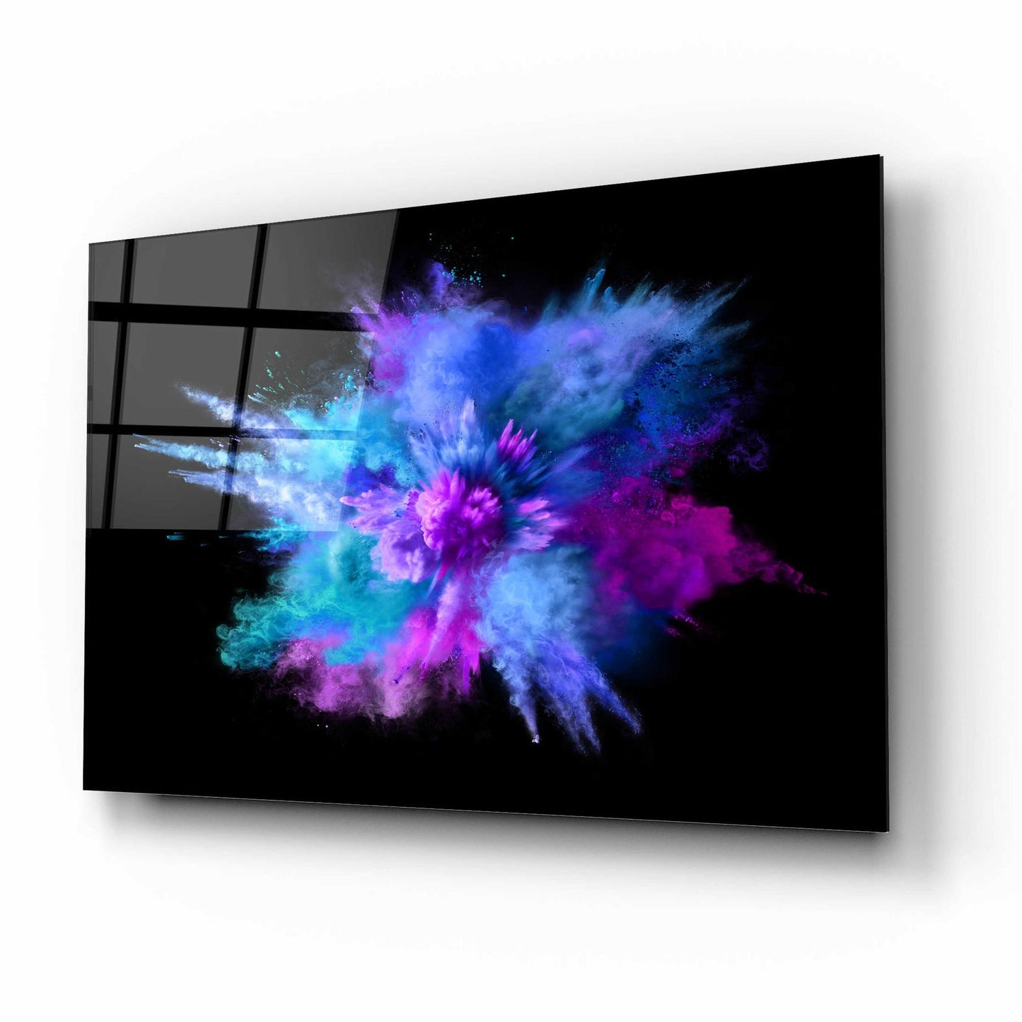 Epic Art 'Colorful Big Bang' by Epic Portfolio, Acrylic Glass Wall Art,16x12