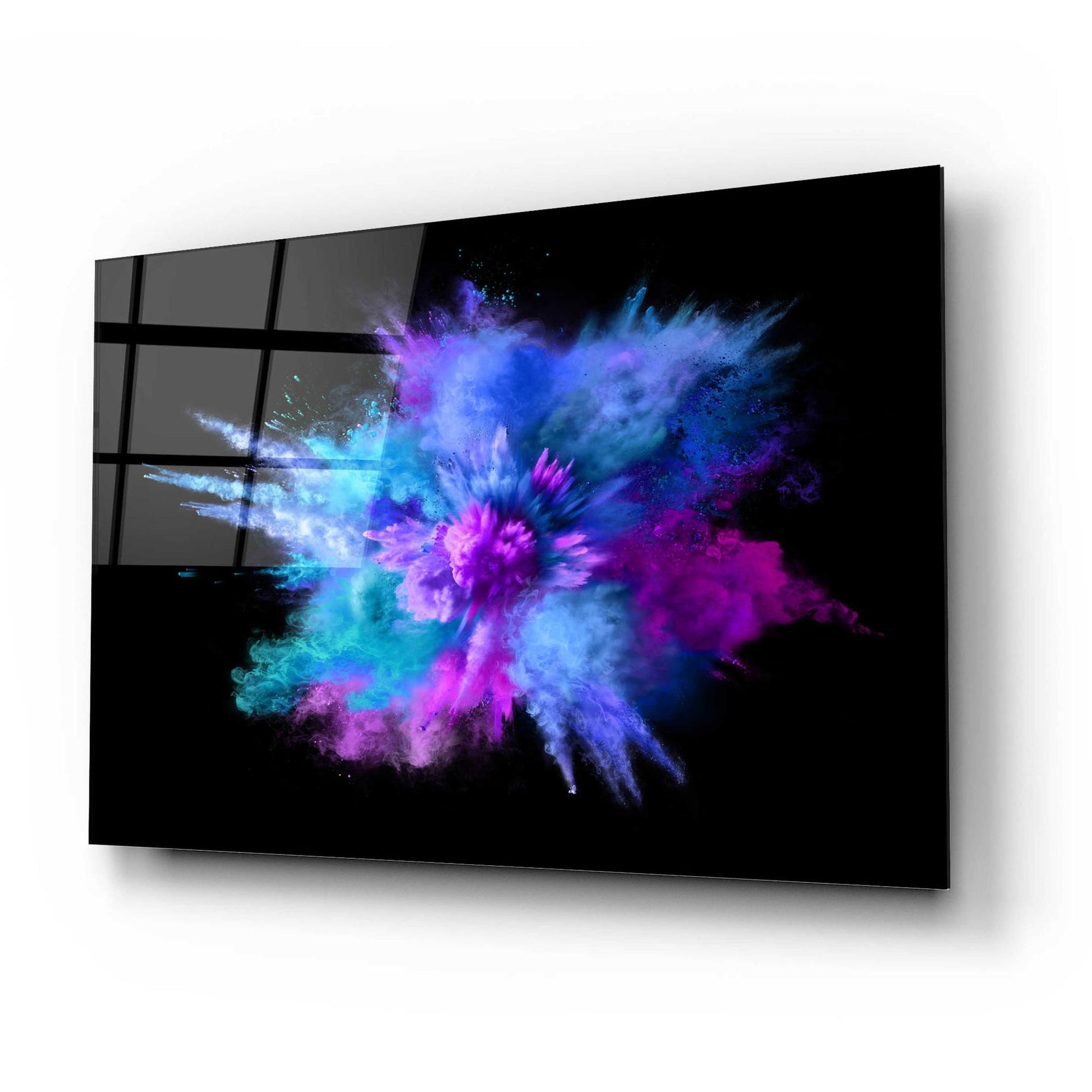 Epic Art 'Colorful Big Bang' by Epic Portfolio, Acrylic Glass Wall Art,24x16
