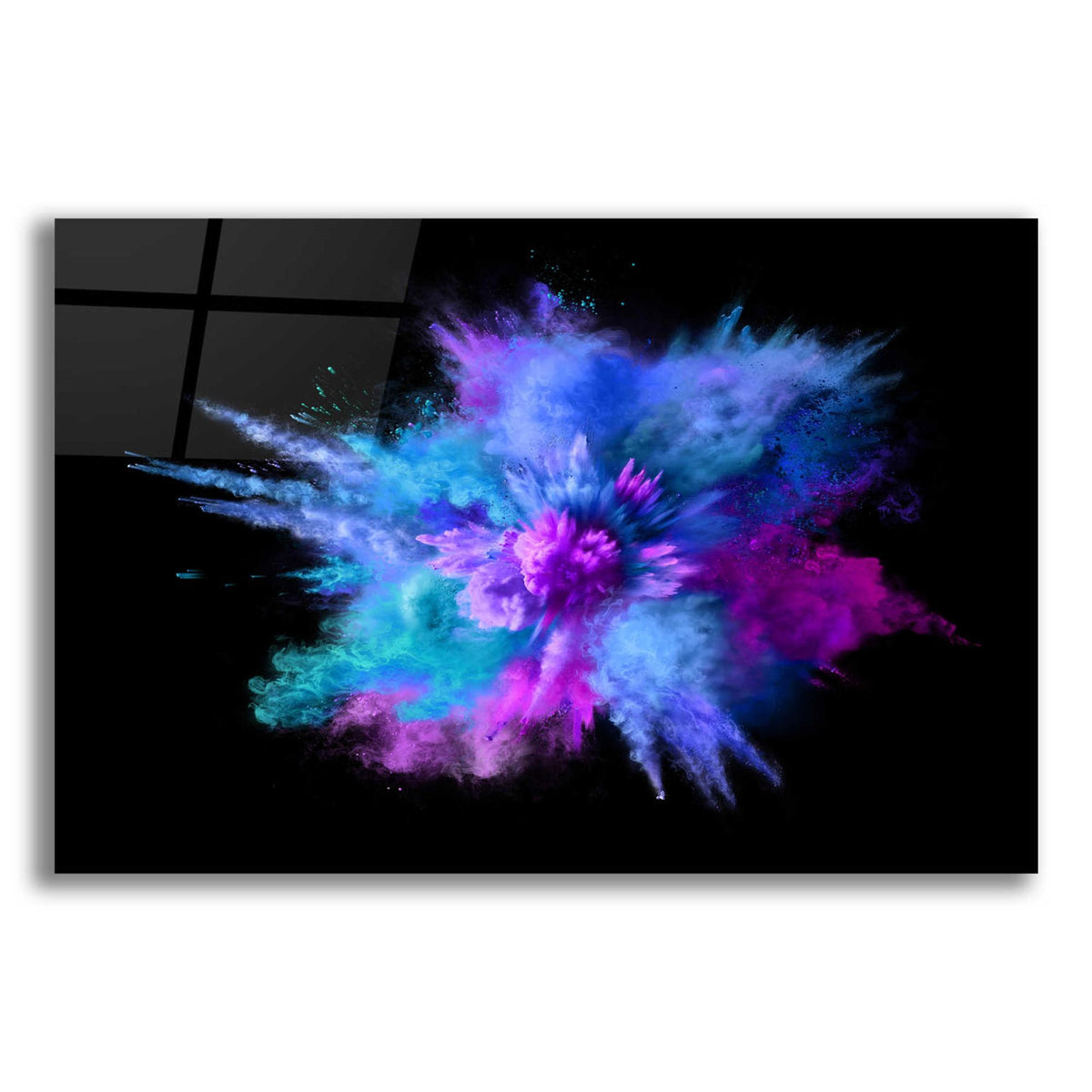 Epic Art 'Colorful Big Bang' by Epic Portfolio, Acrylic Glass Wall Art