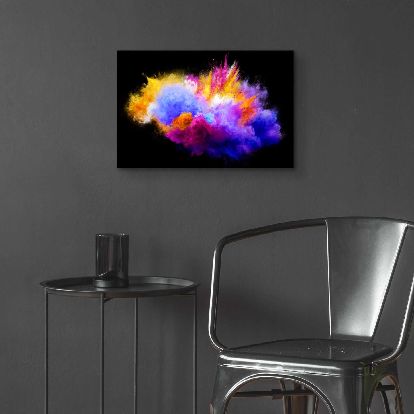 Epic Art 'Colorful Eruption ' by Epic Portfolio, Acrylic Glass Wall Art,24x16