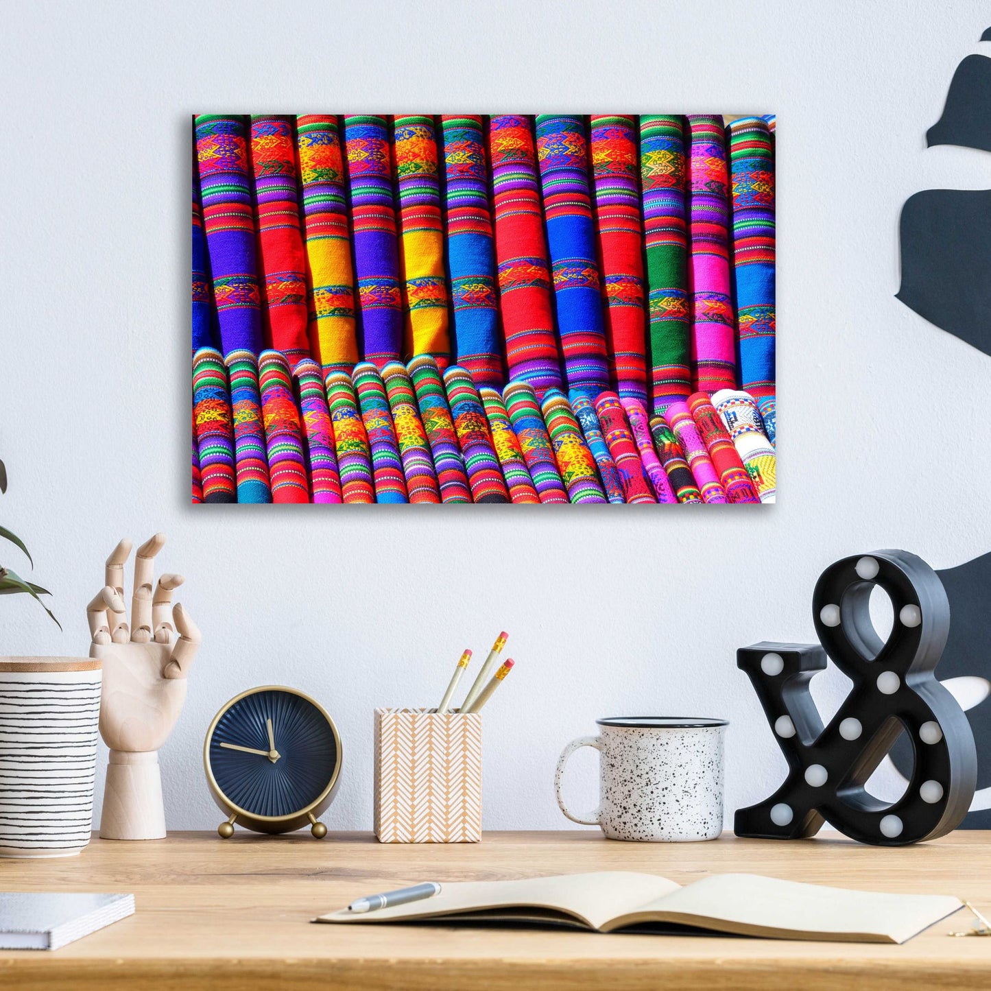 Epic Art 'Colors of the world' by Epic Portfolio, Acrylic Glass Wall Art,16x12