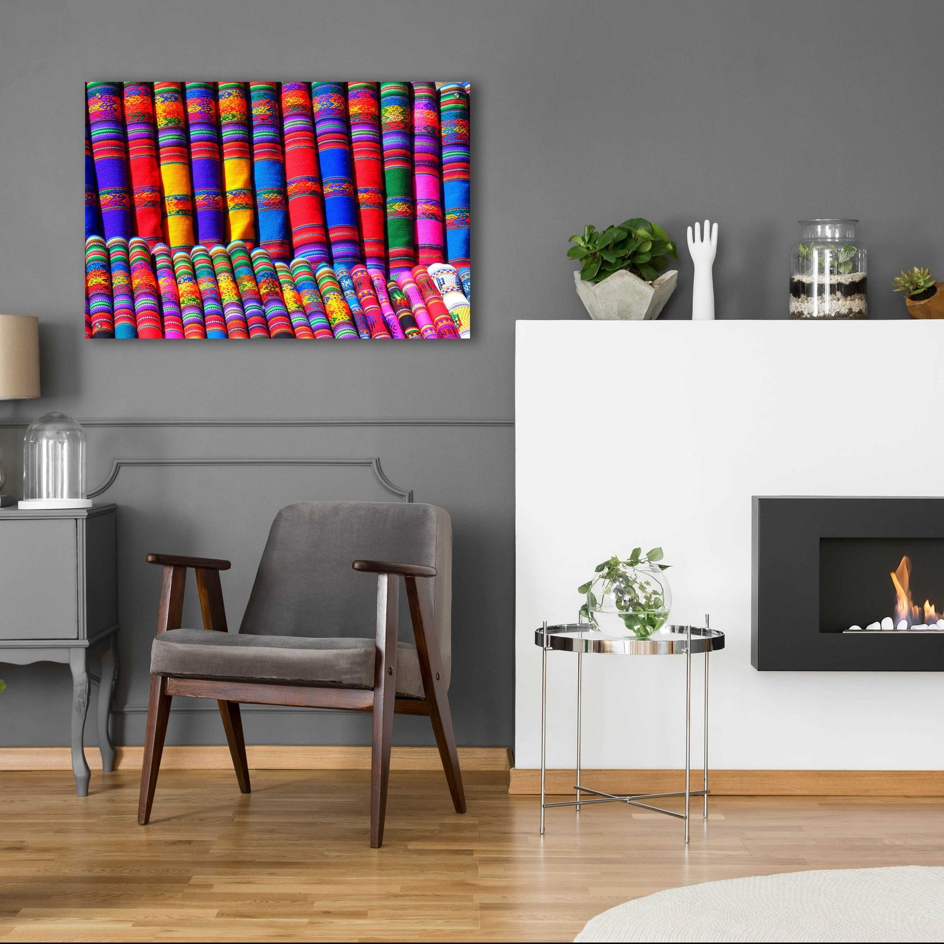 Epic Art 'Colors of the world' by Epic Portfolio, Acrylic Glass Wall Art,36x24