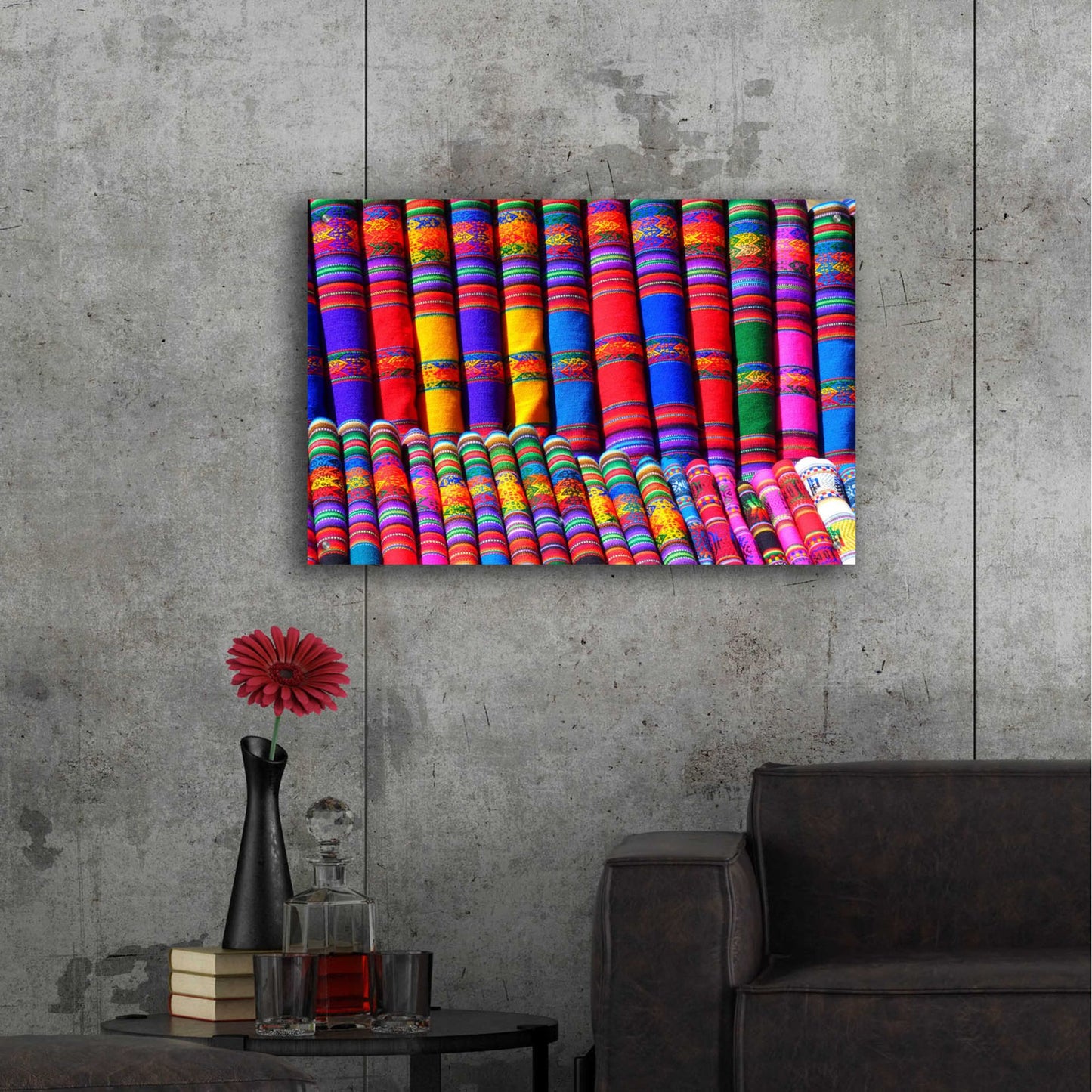 Epic Art 'Colors of the world' by Epic Portfolio, Acrylic Glass Wall Art,36x24