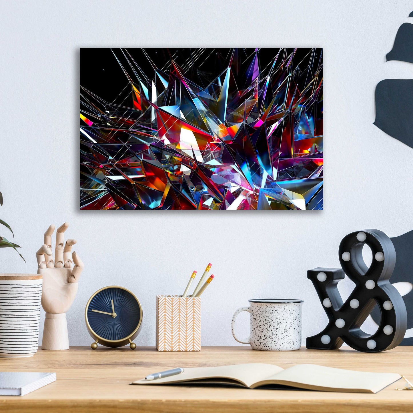 Epic Art 'Cristalino' by Epic Portfolio, Acrylic Glass Wall Art,16x12