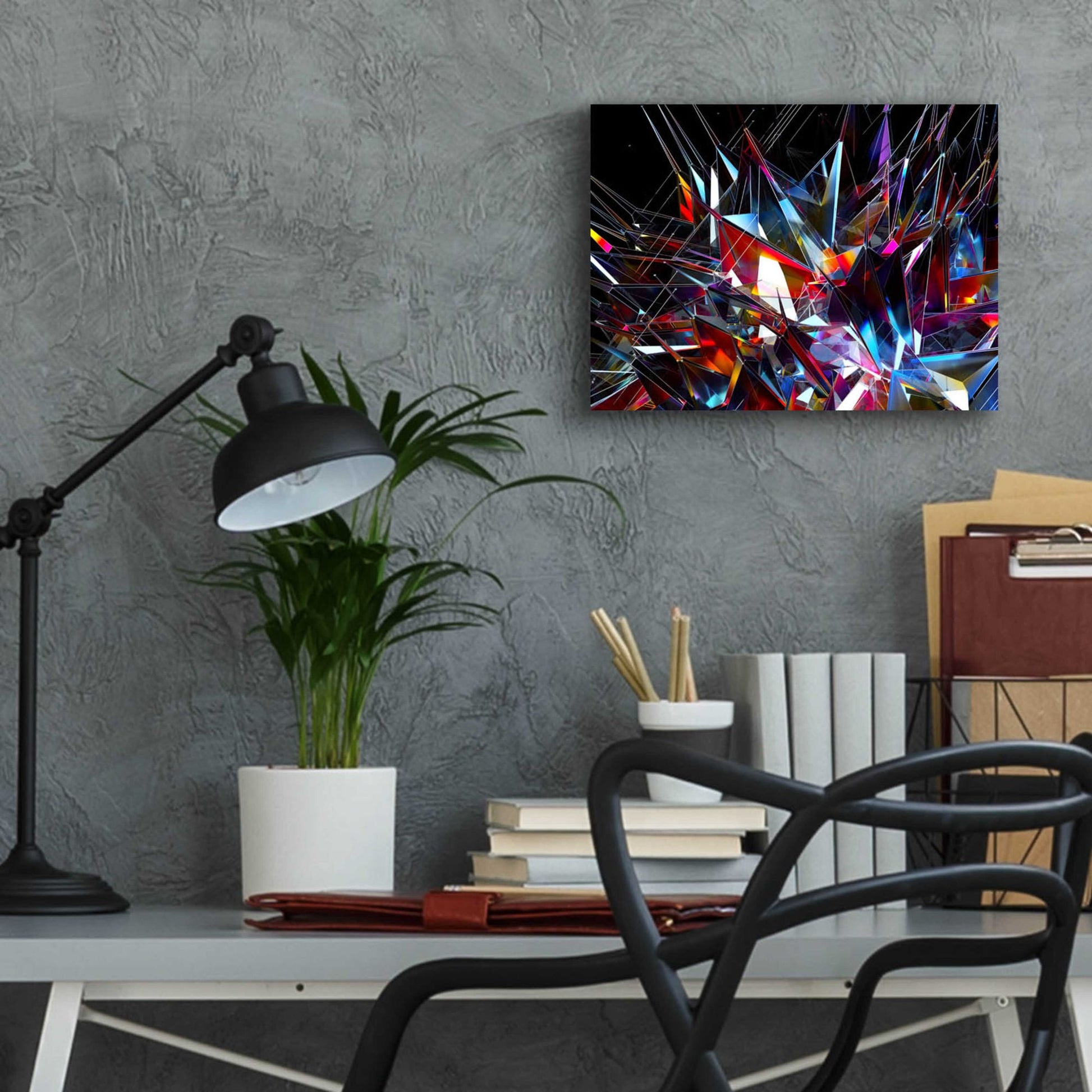 Epic Art 'Cristalino' by Epic Portfolio, Acrylic Glass Wall Art,16x12